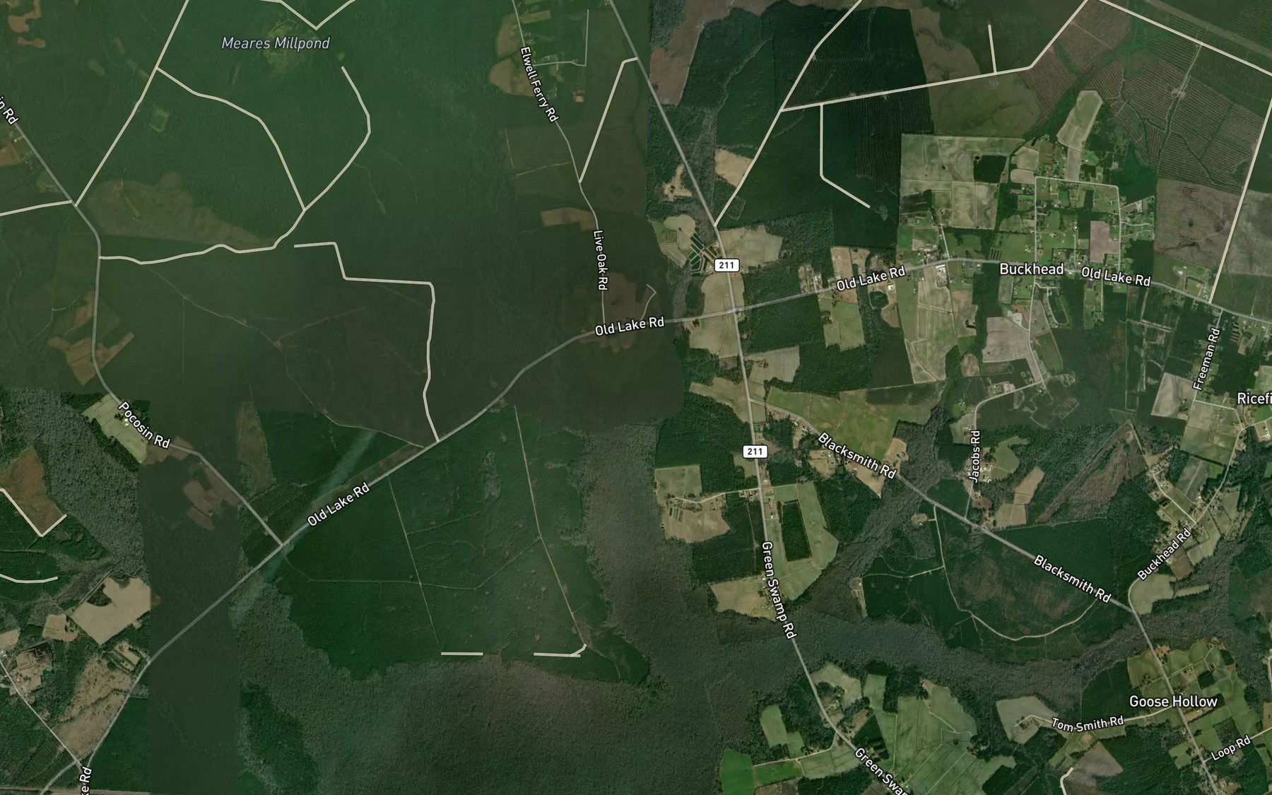 Satellite map of the Sasspan Branch