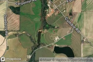 Satellite map of the Hosea Mathis Lake