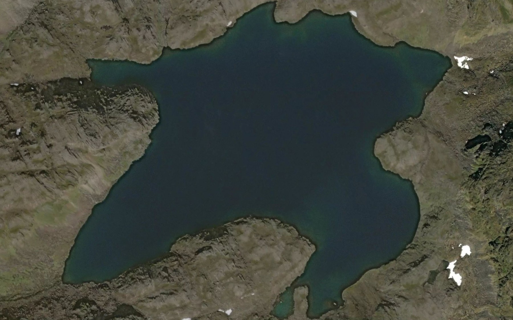 Satellite map of the Juhanavaggejavri