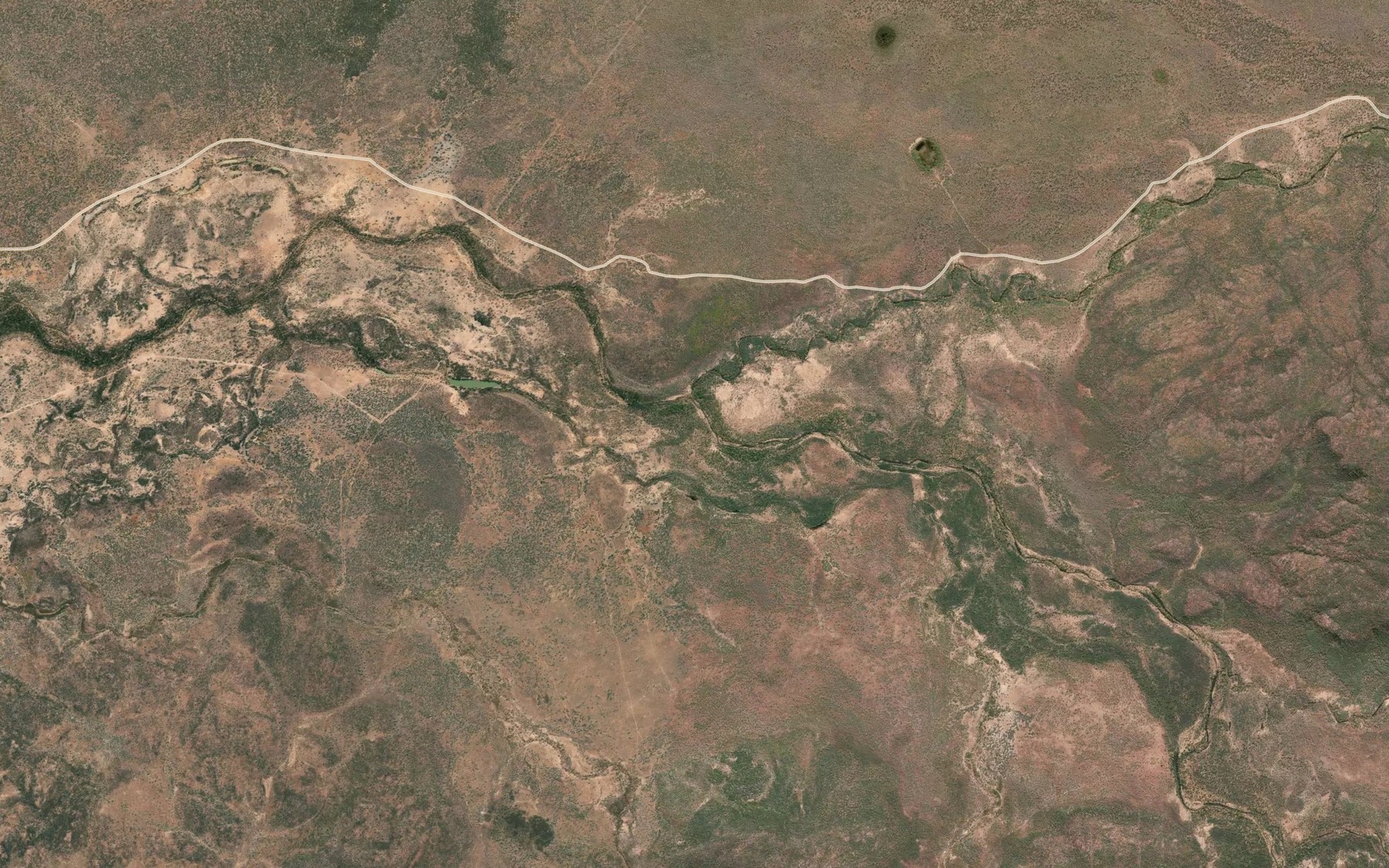 Satellite map of the Near Carron River