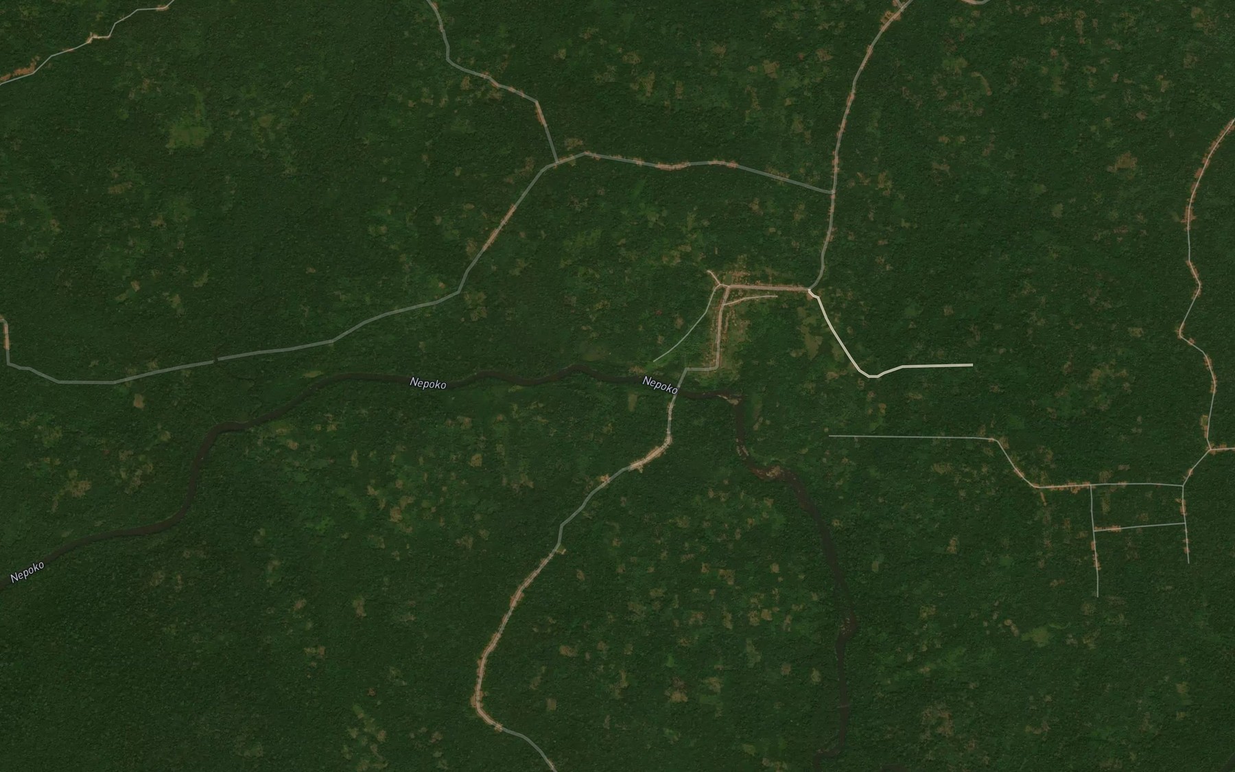 Satellite map of the Akungu