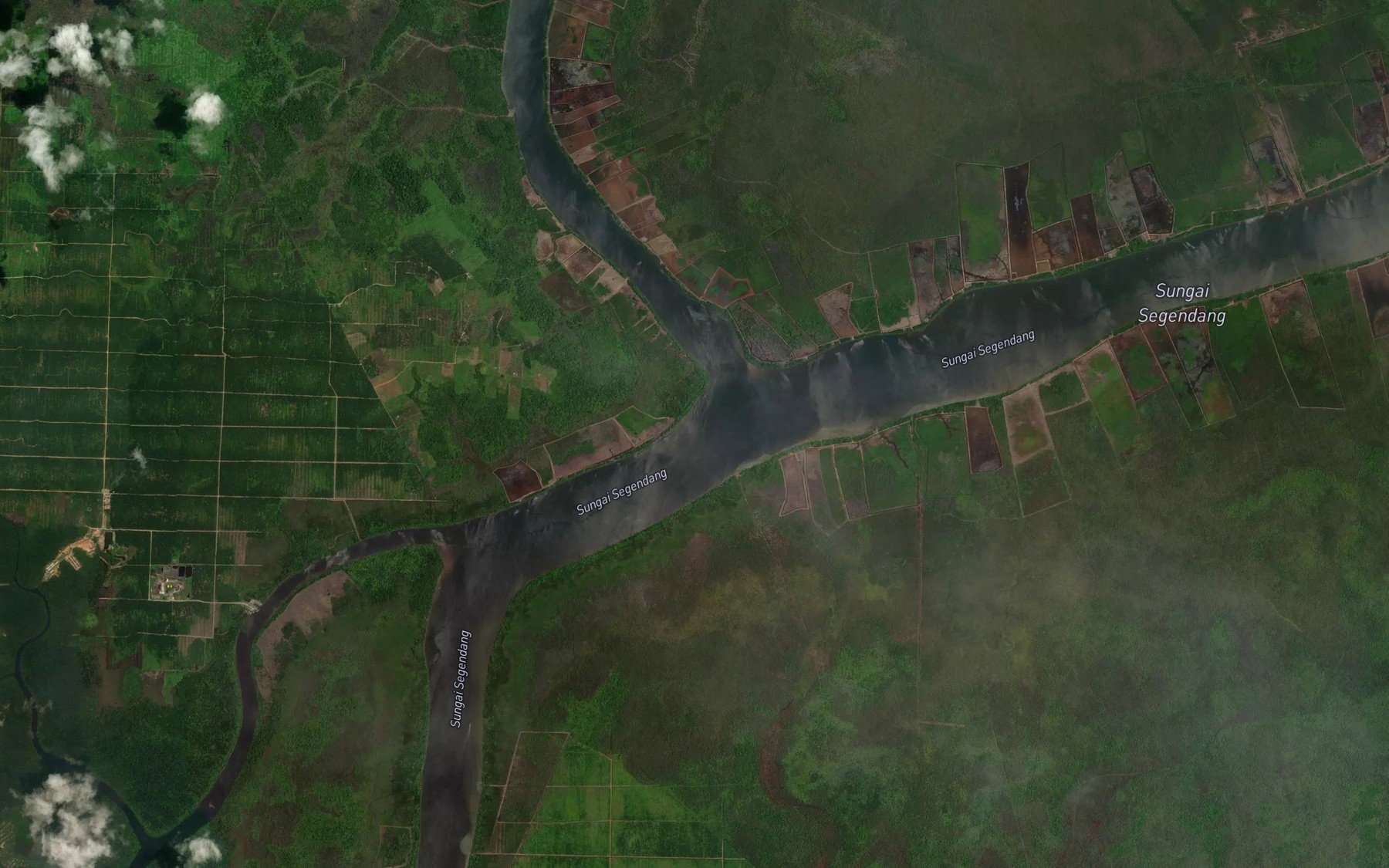 Satellite map of the Sungai Pengguren
