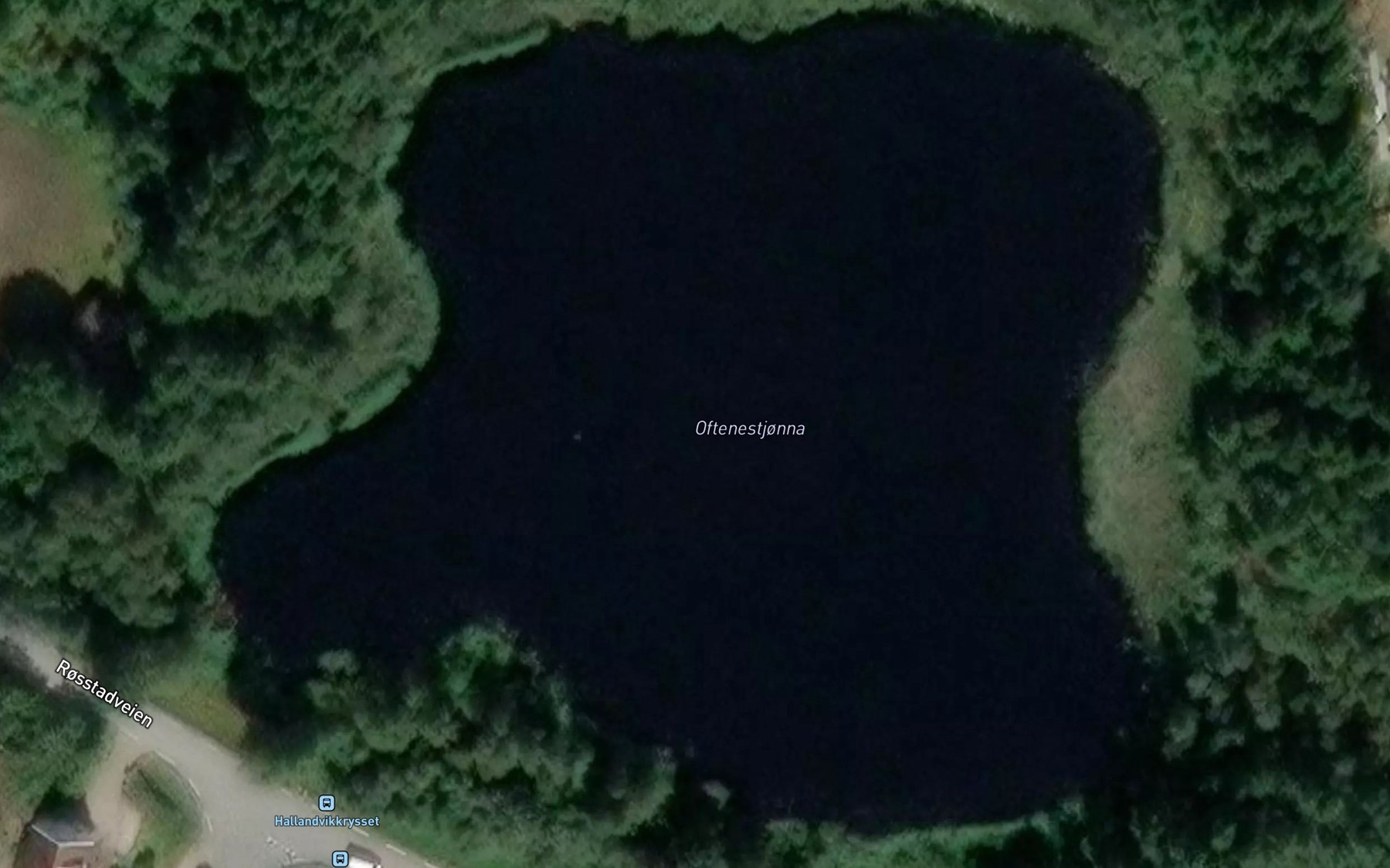 Satellite map of the Oftenestjonna