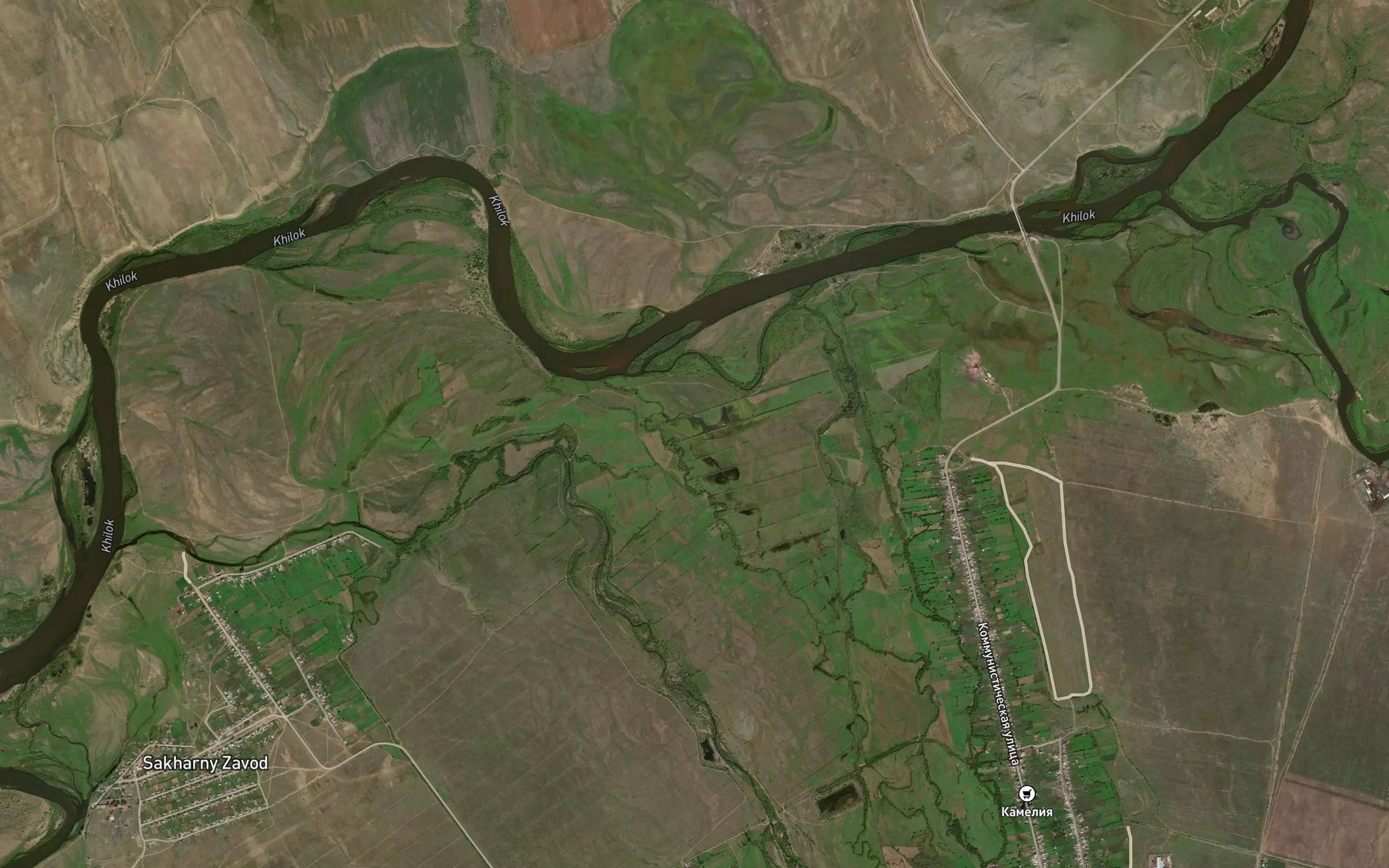 Satellite map of the Bichura