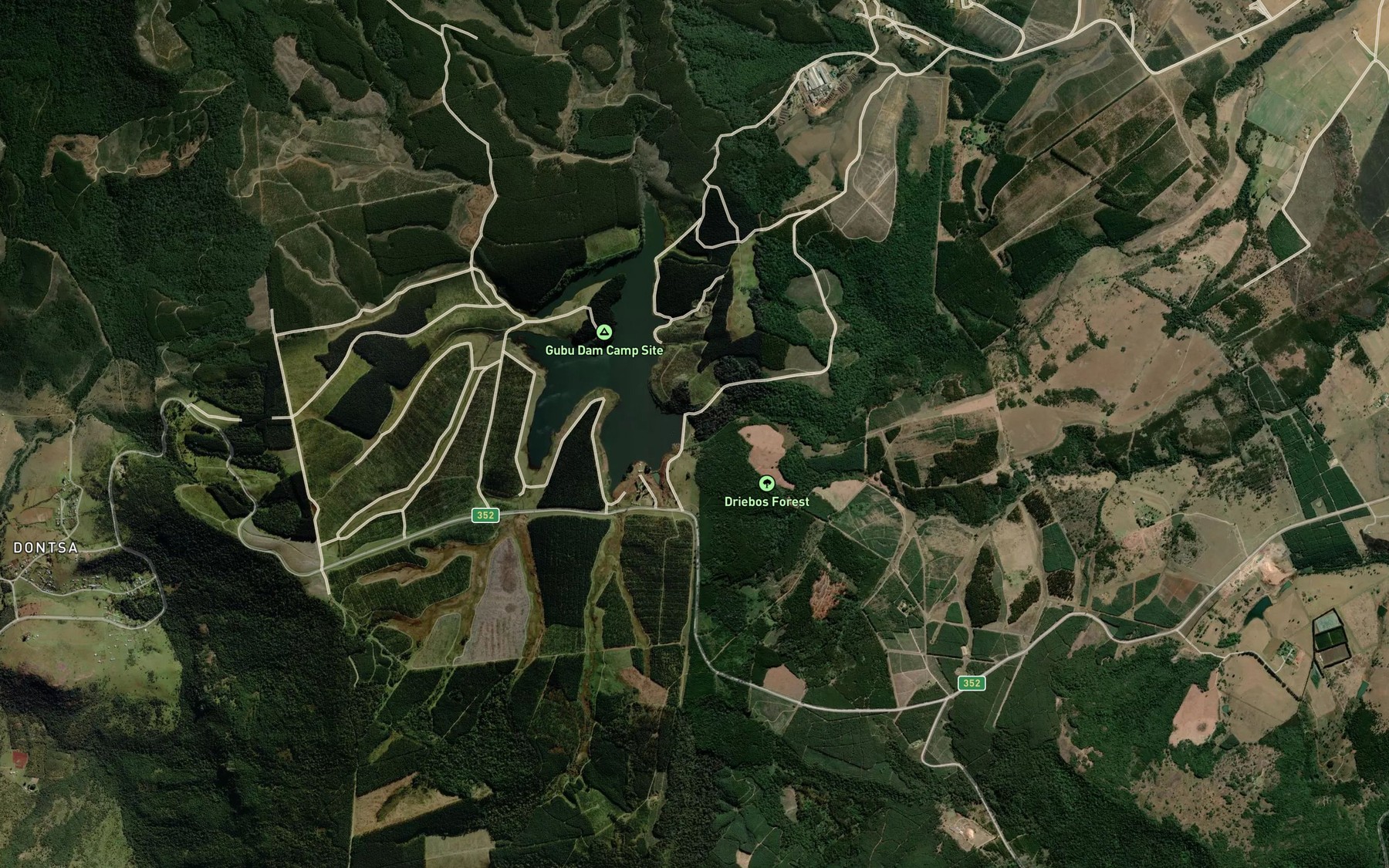 Satellite map of the Gubu