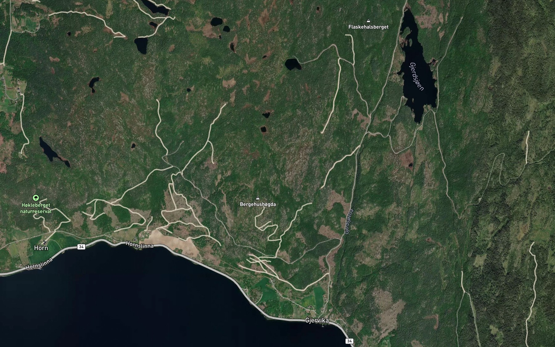 Satellite map of the Kampeputtbekken