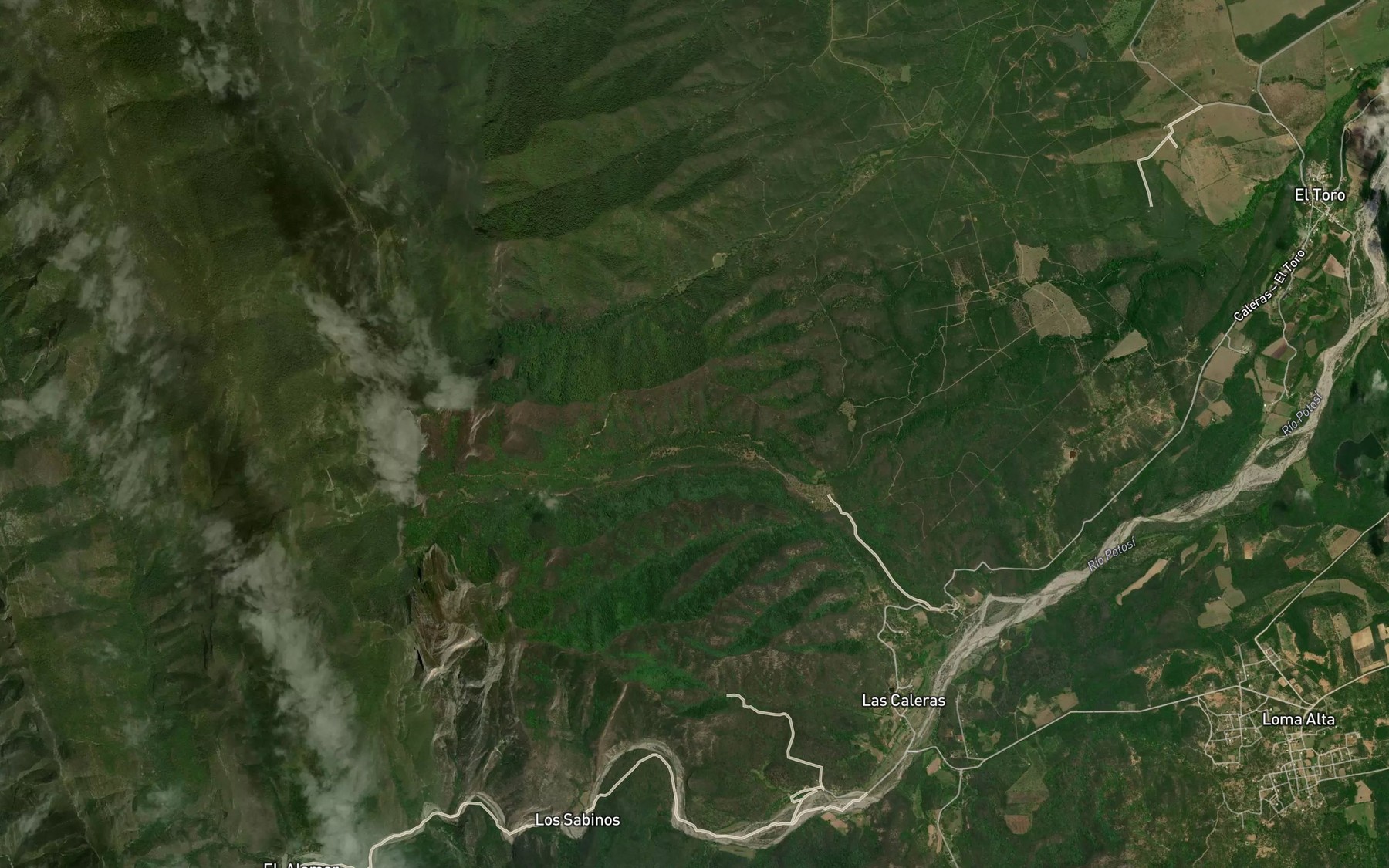 Satellite map of the El Ermitano