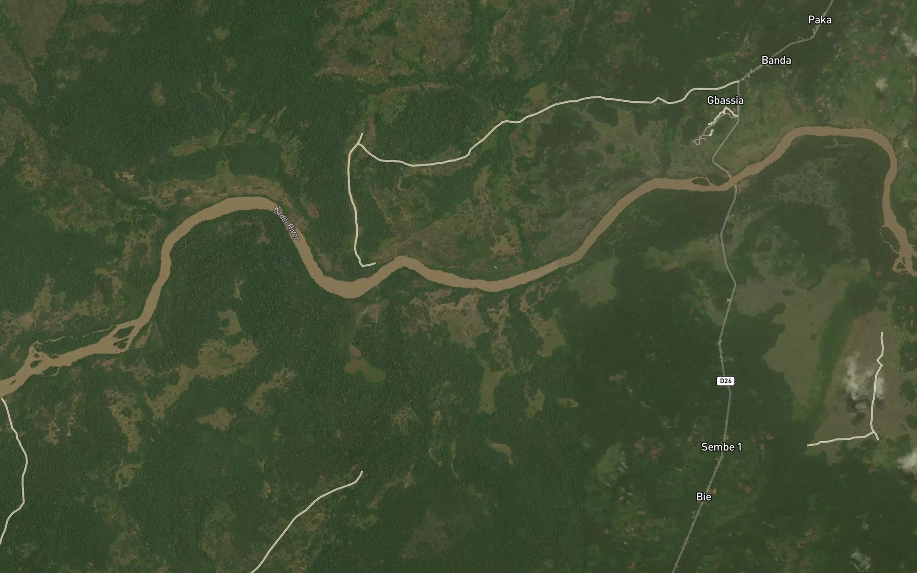 Satellite map of the Napion