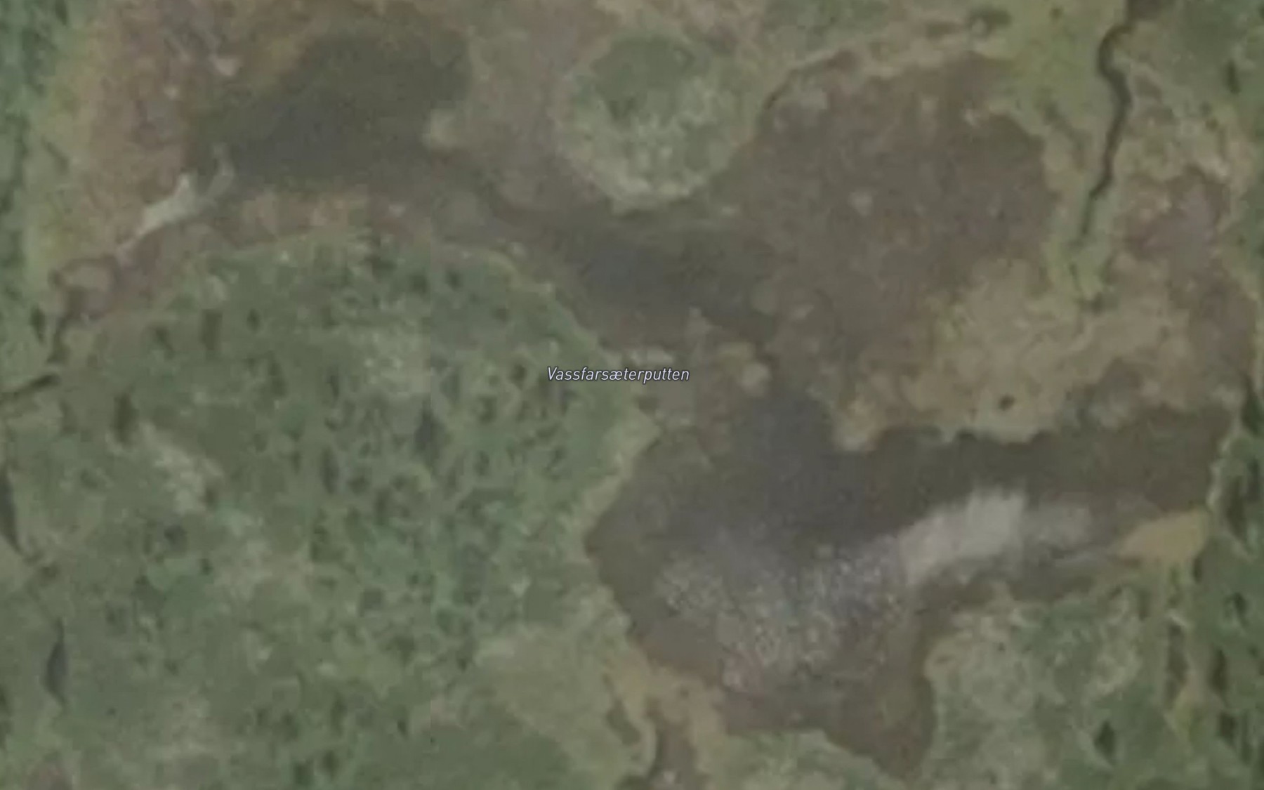 Satellite map of the Vassfarsaeterputten