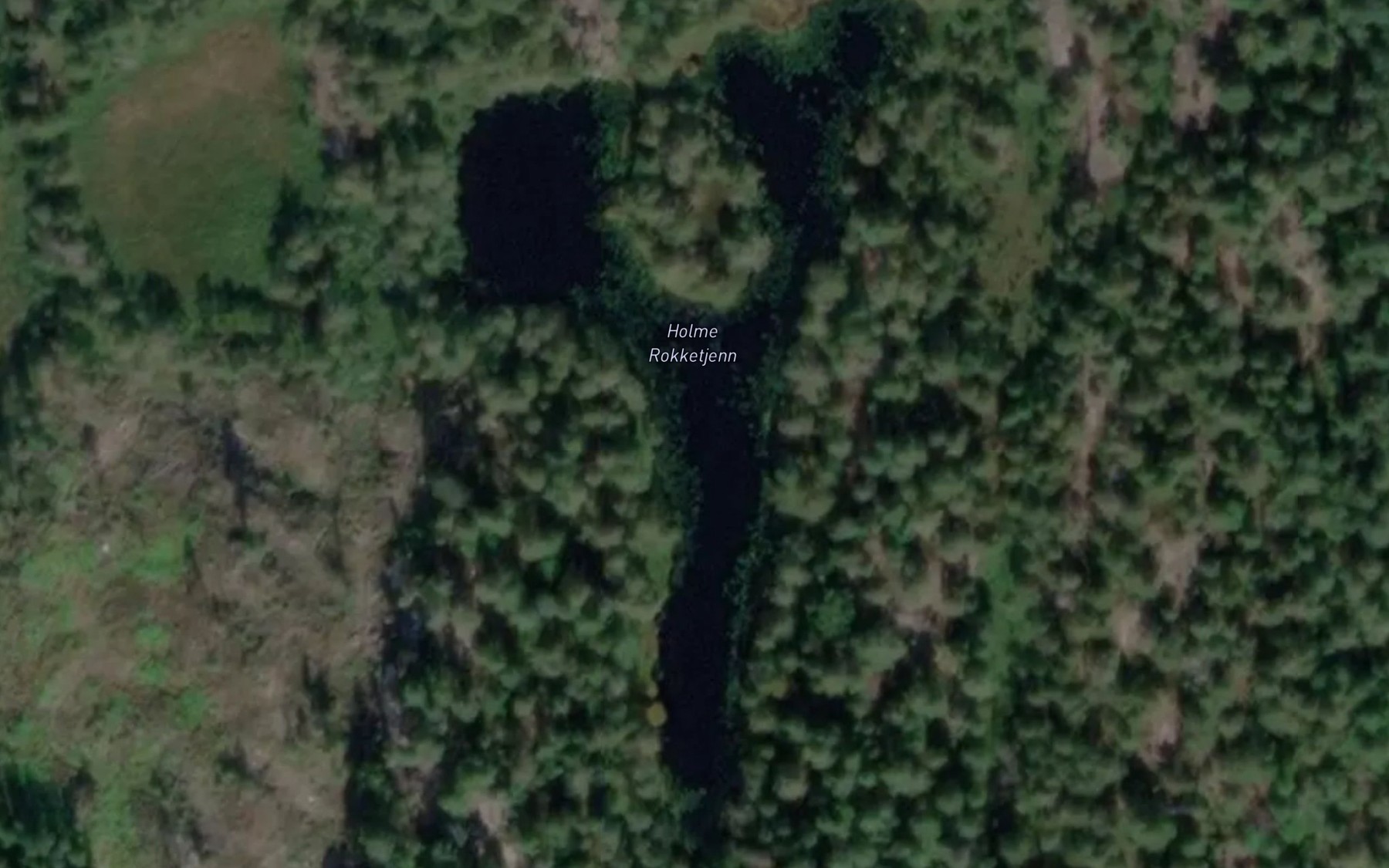 Satellite map of the Holme Rokketjenn