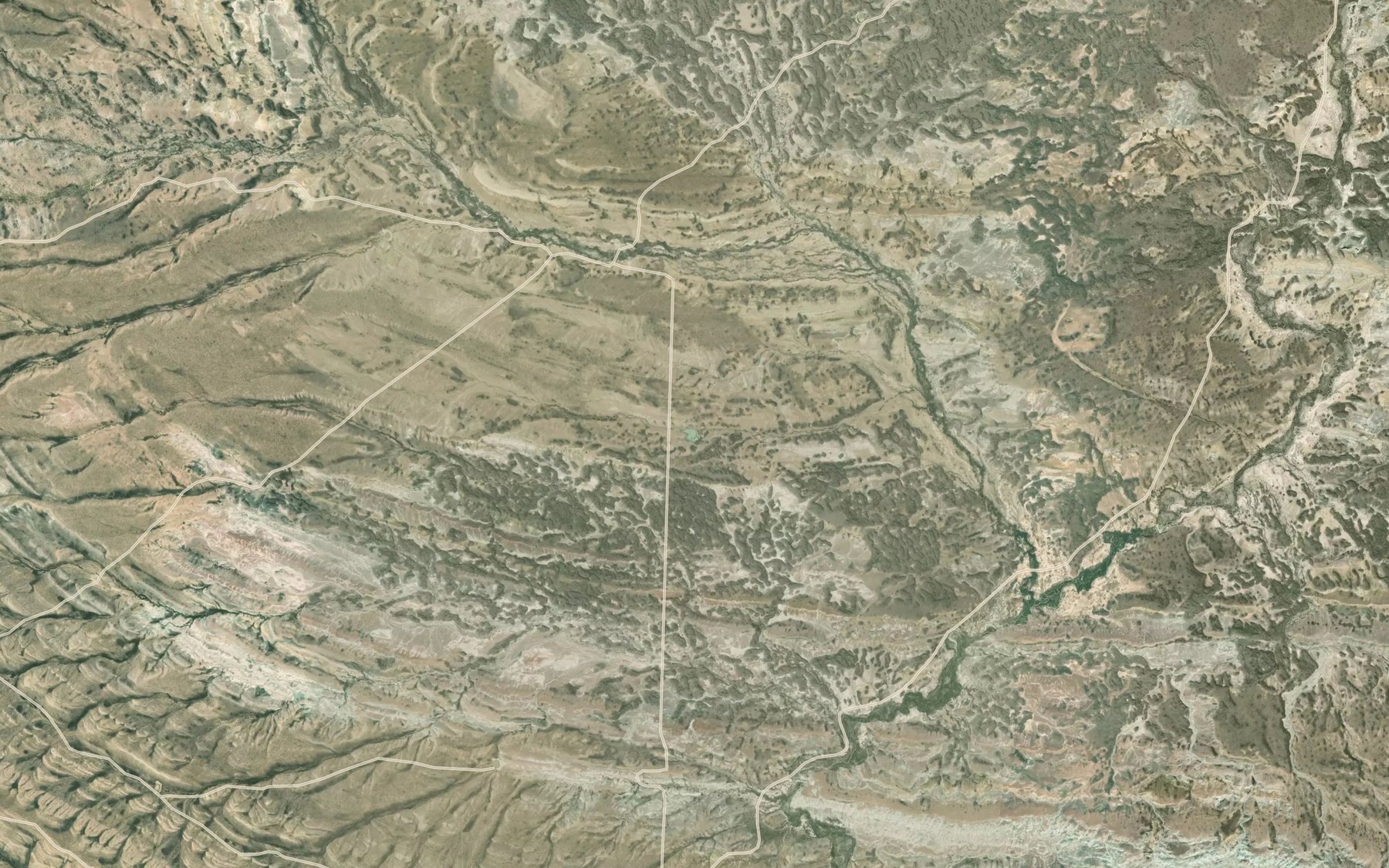 Satellite map of the High Center Reservoir