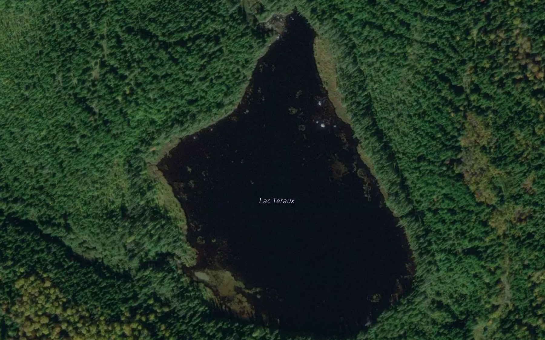 Satellite map of the Lac Teraux