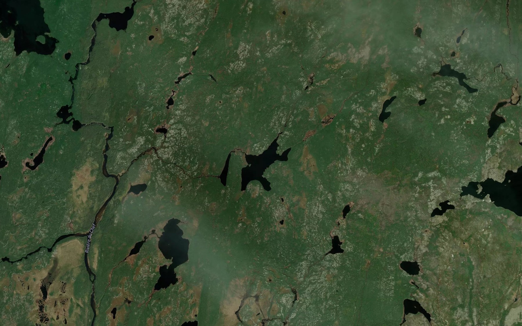 Satellite map of the Lac Foiran