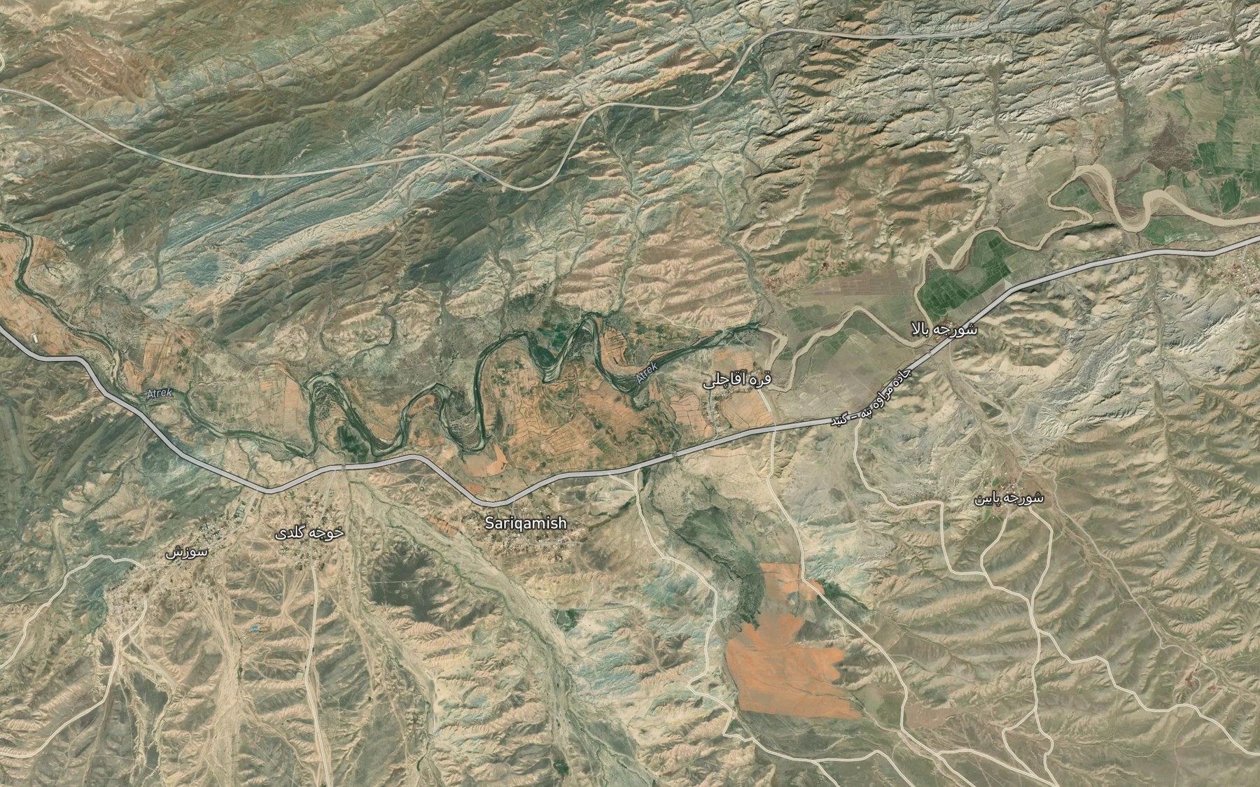 Satellite map of the Owcharan