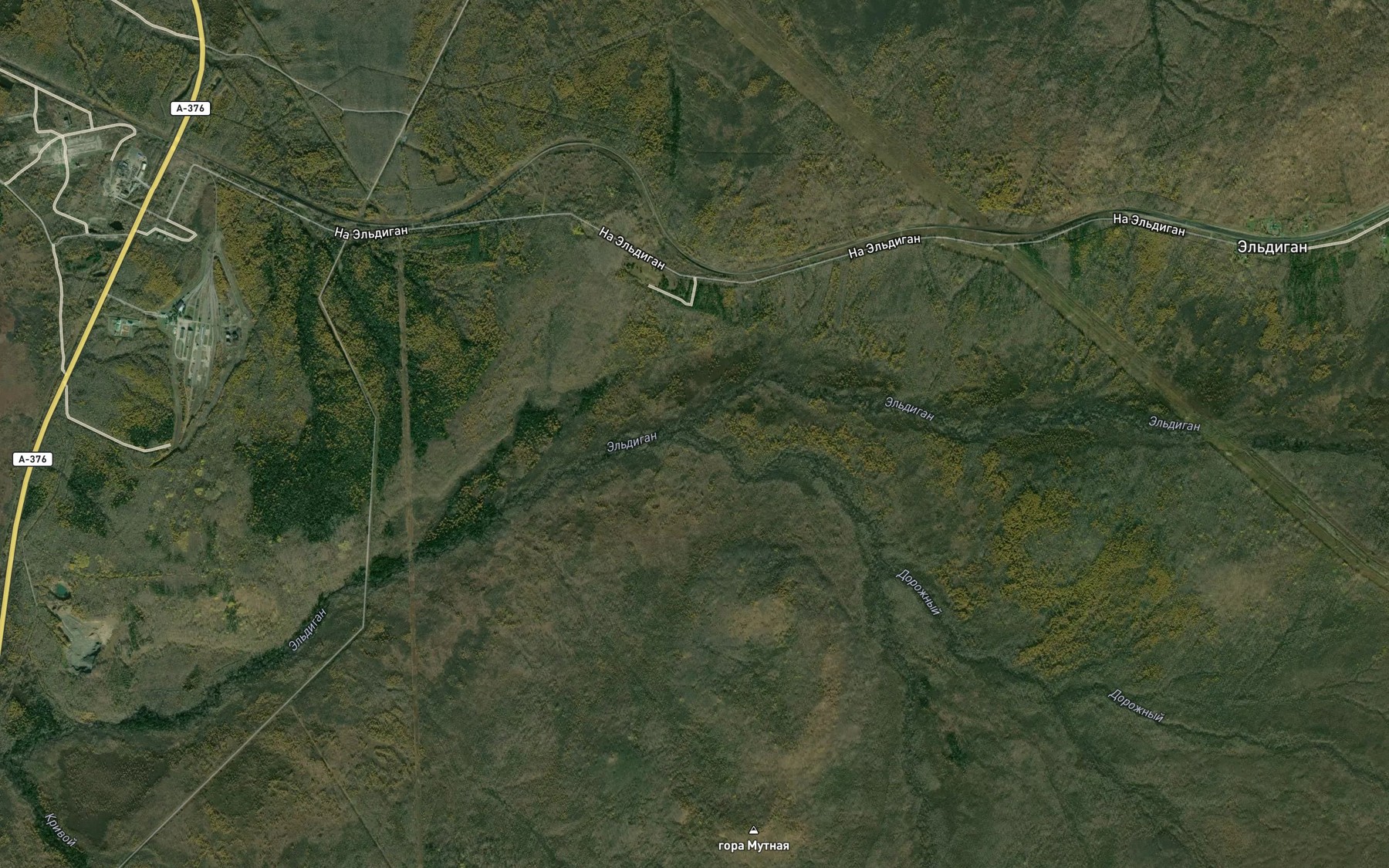 Satellite map of the Dorozhnyy