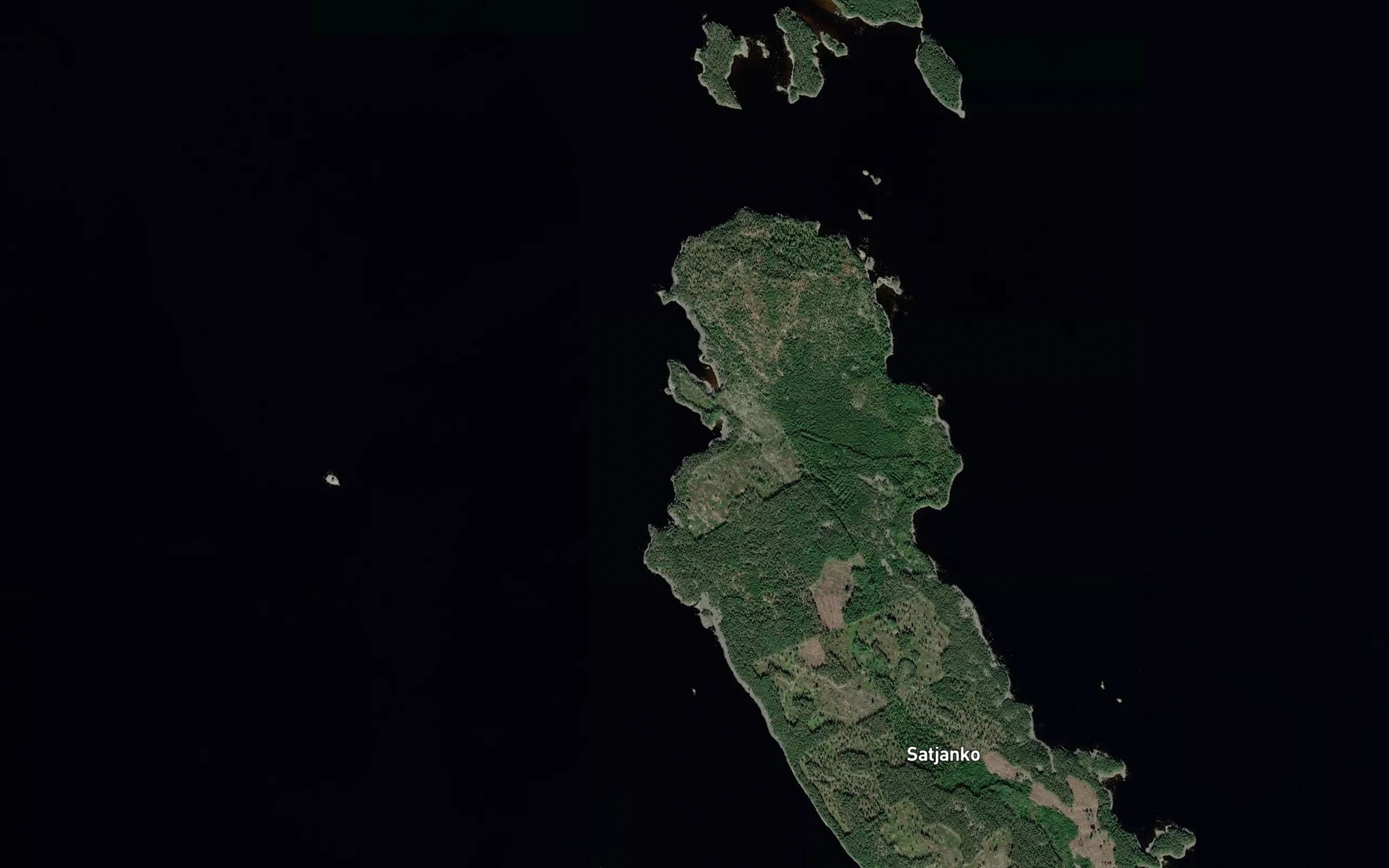 Satellite map of the Pieni Luvelahti