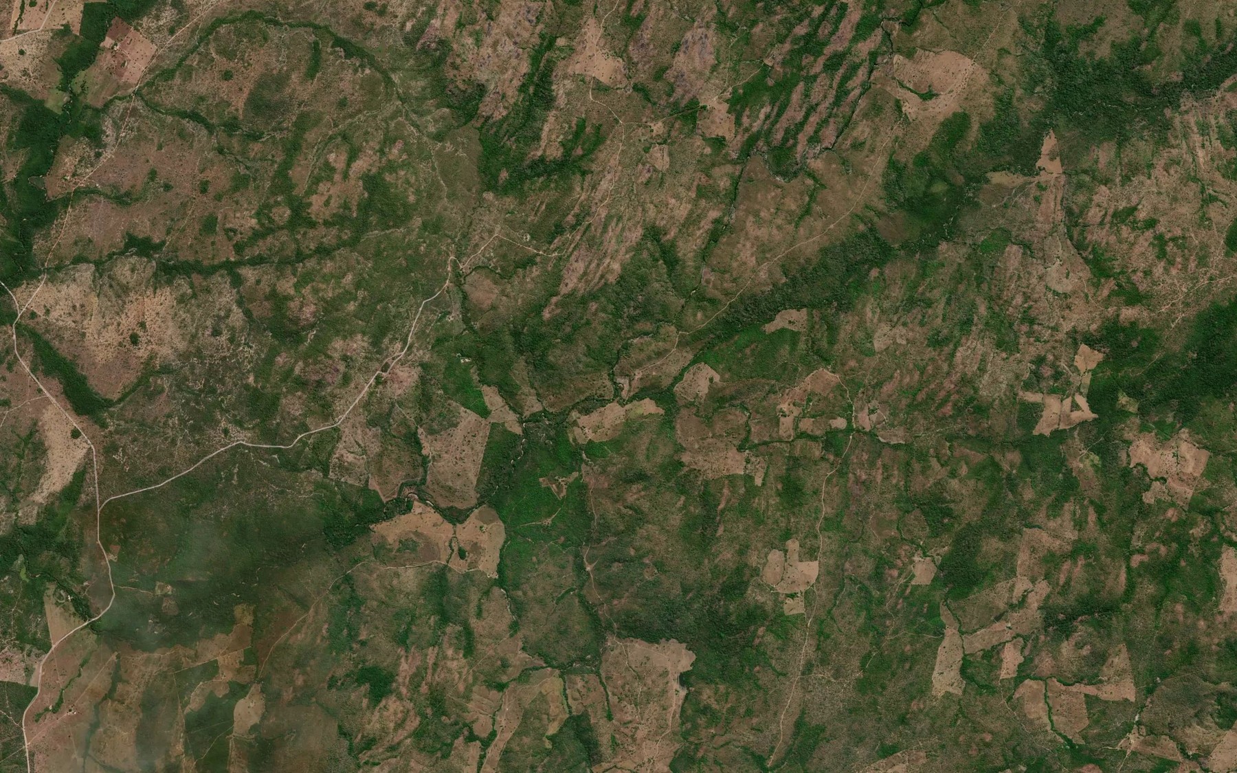 Satellite map of the Rio Segredo