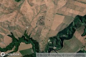 Satellite map of the Waitangi Stream