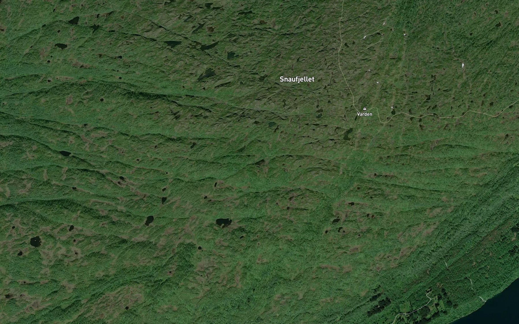 Satellite map of the Geitvatnet