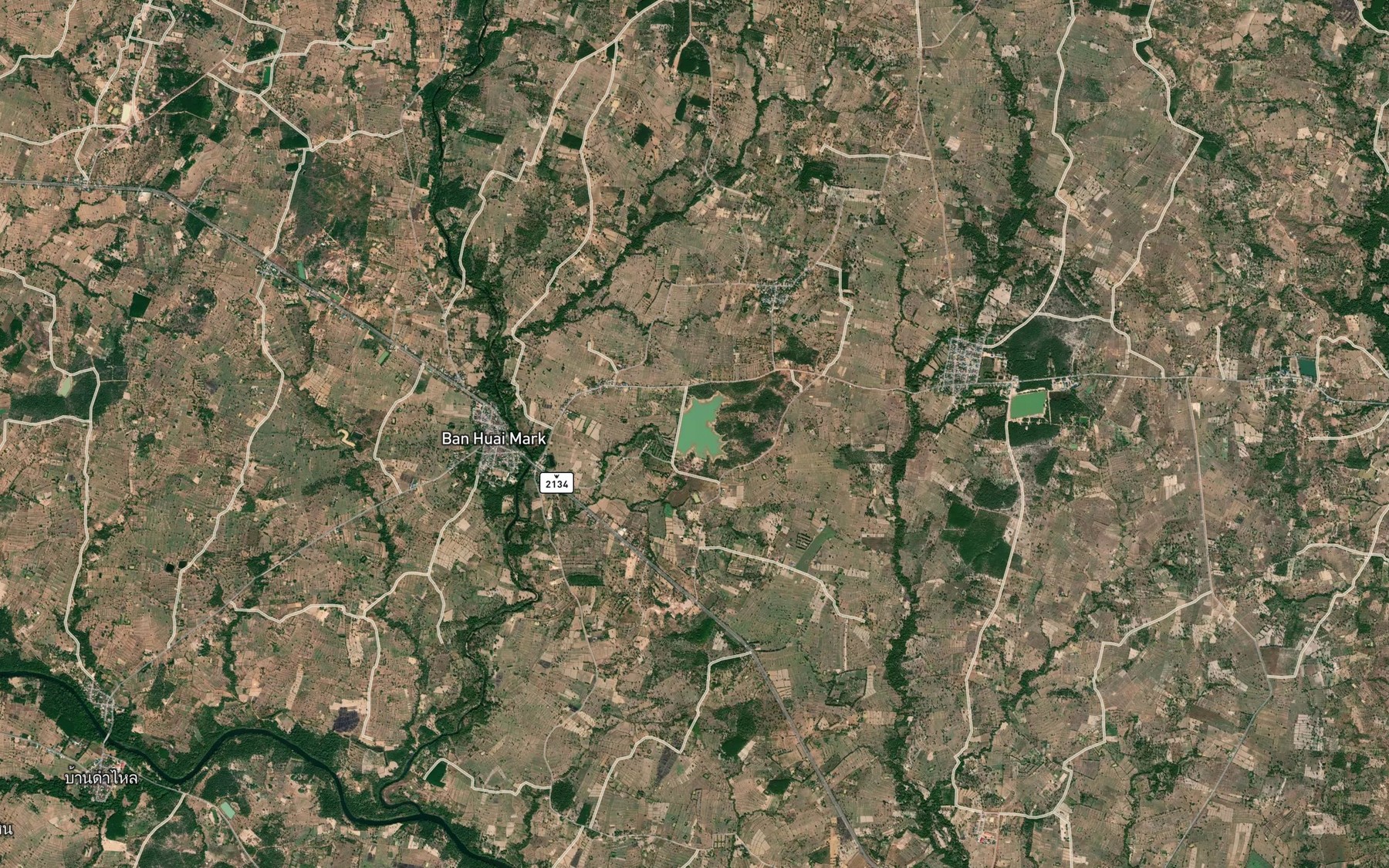 Satellite map of the Ang Kep Nam Huai Tham Suea