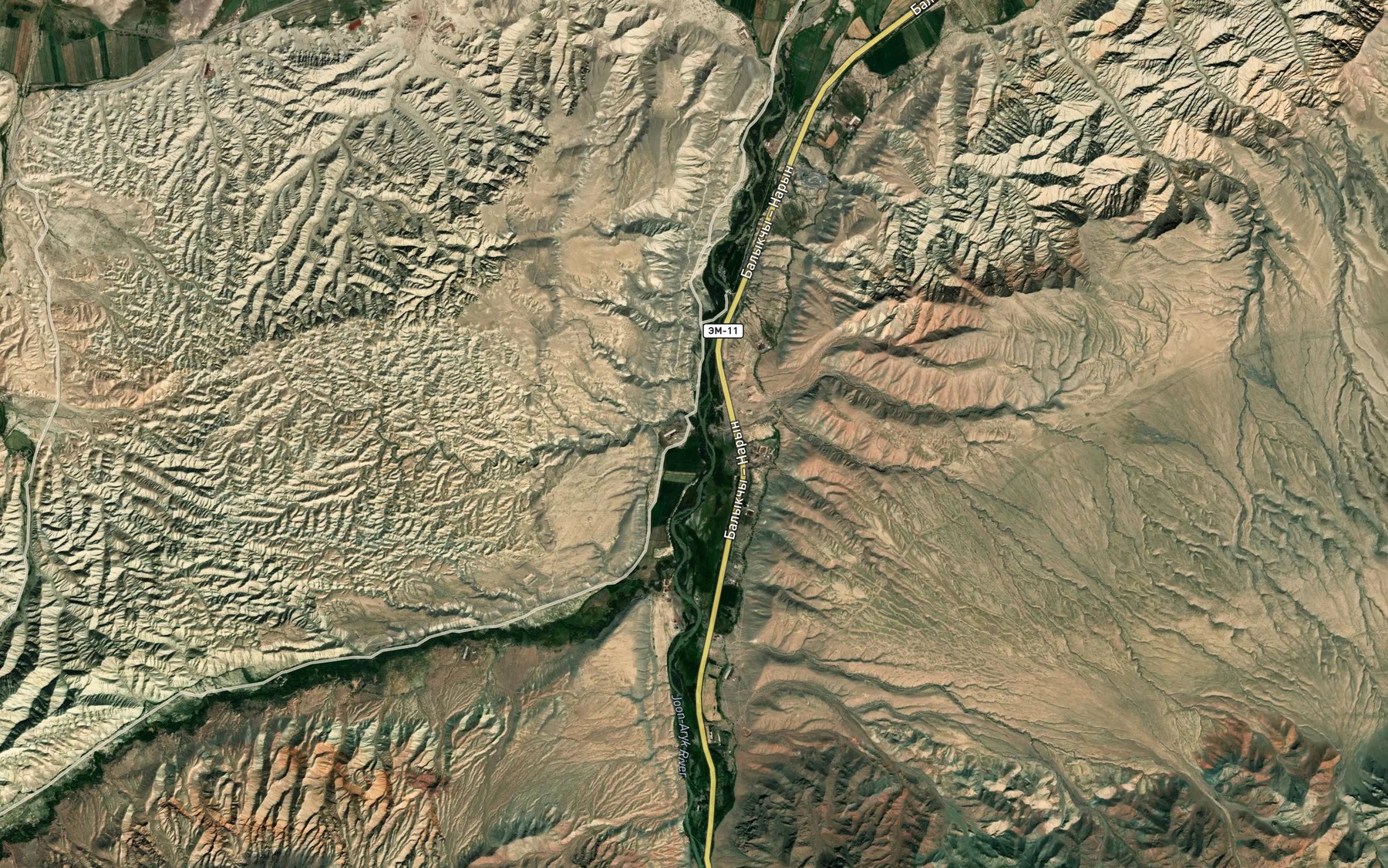 Satellite map of the Bizhe