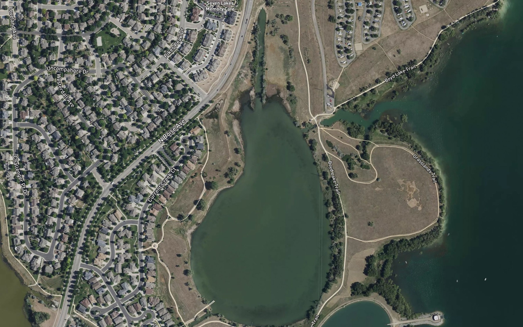 Satellite map of the Heinricy Lake