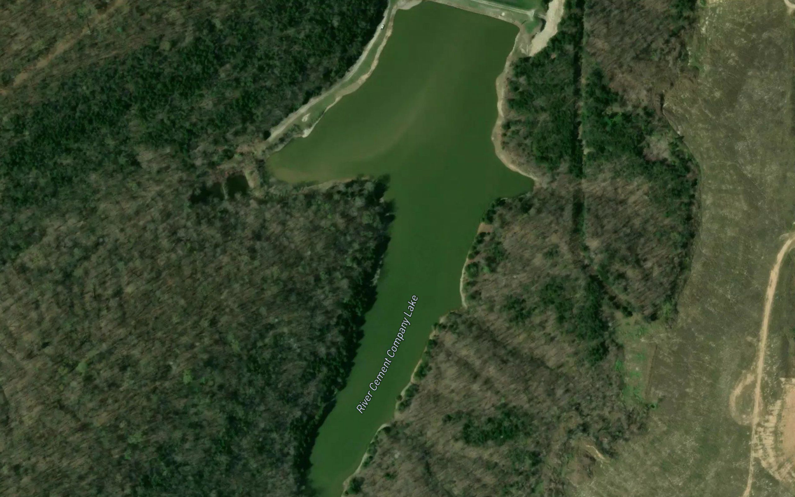 River Cement Company Lake