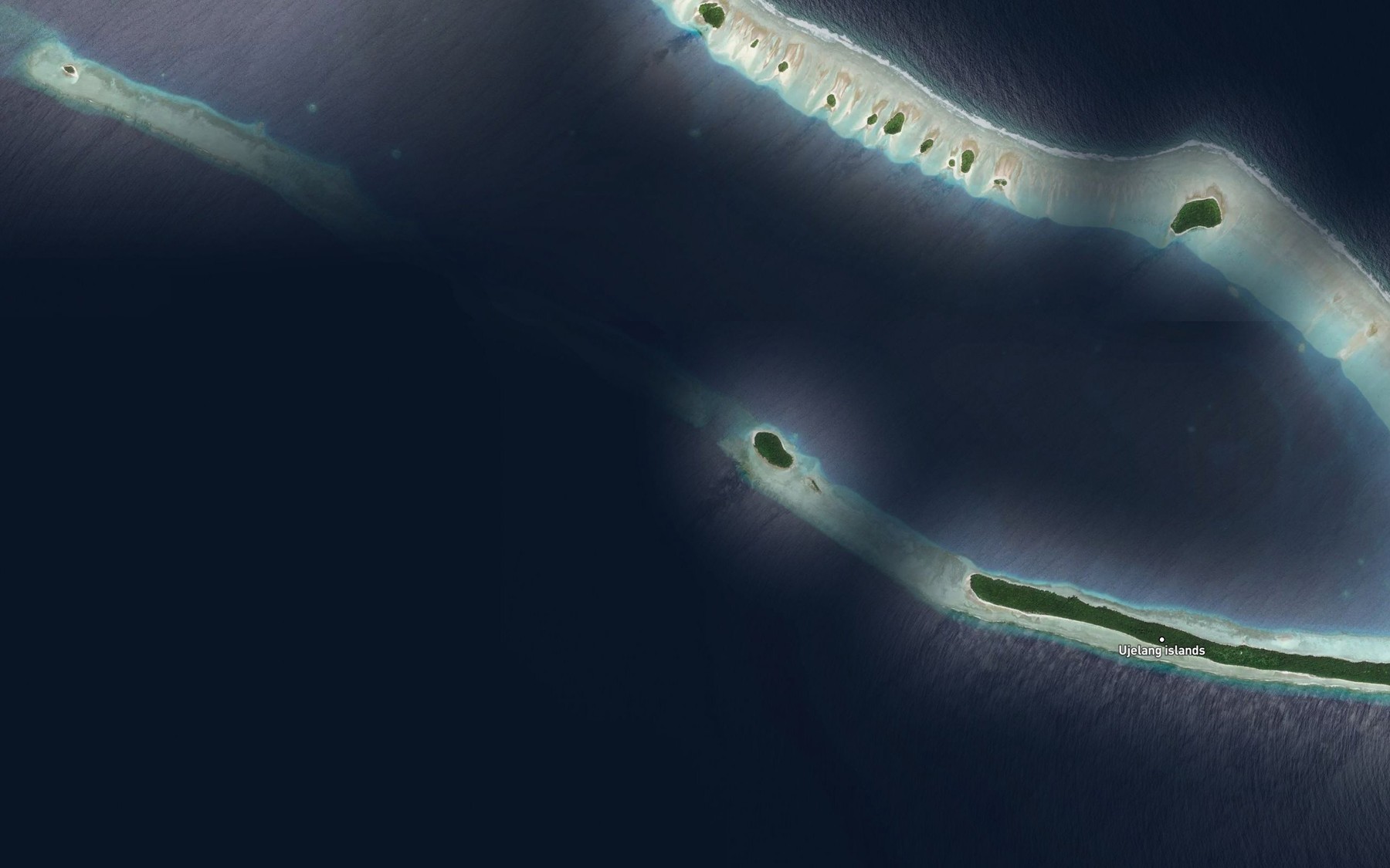 Satellite map of the Narrow Pass