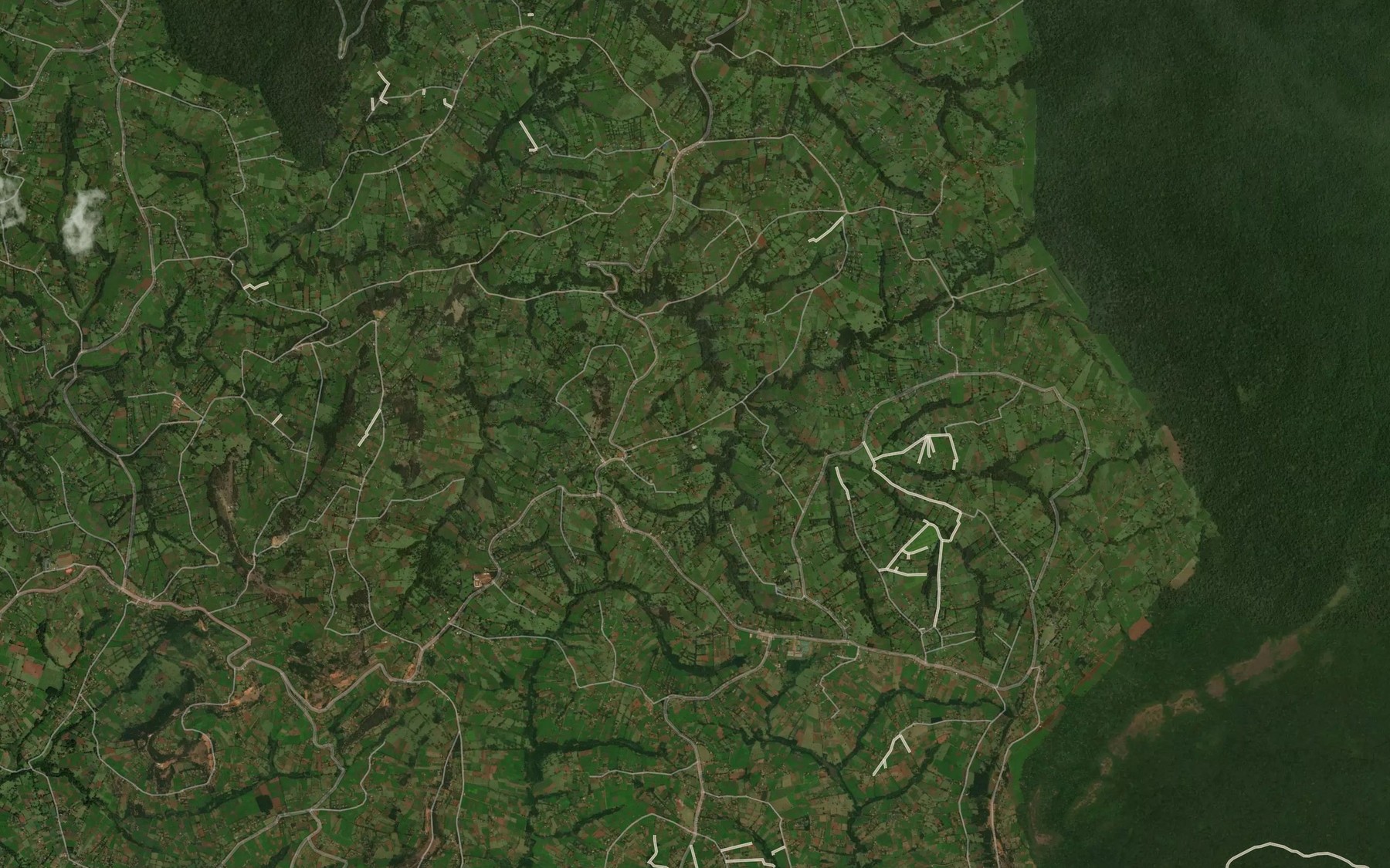 Satellite map of the Oke