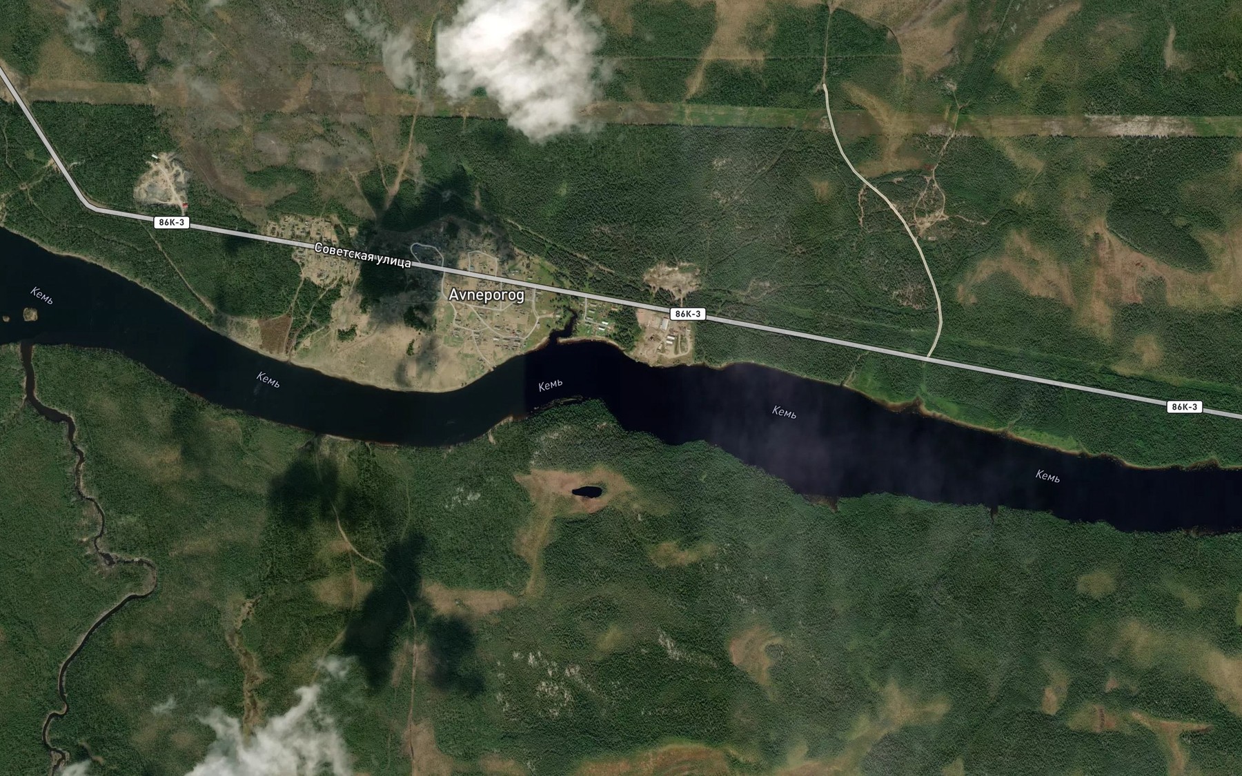 Satellite map of the Porog Avneporog