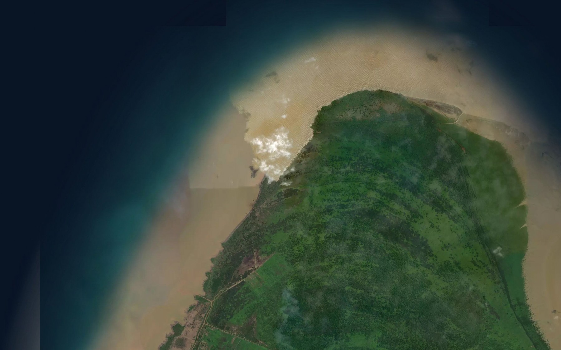 Satellite map of the Sungai Parit