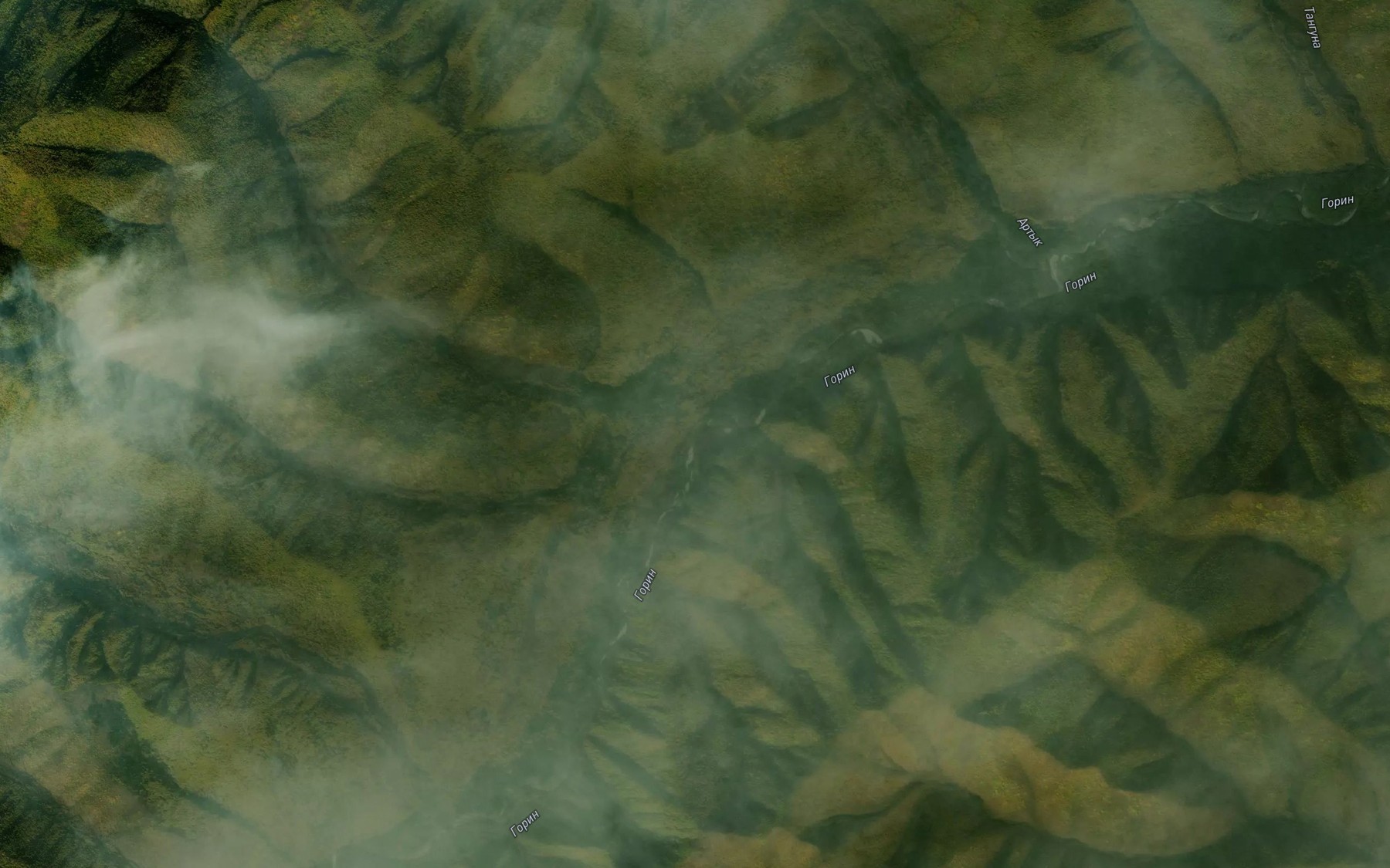 Satellite map of the Nizhniy Kholodnyy