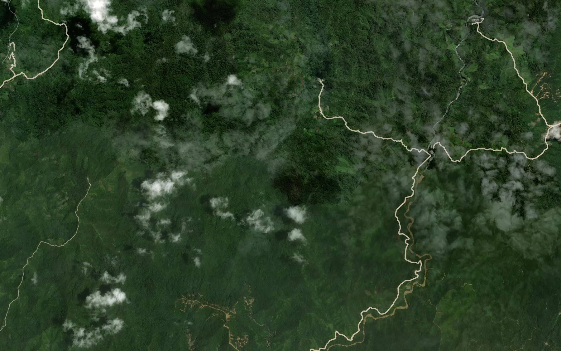 Satellite map of the Sungai Marabatoh