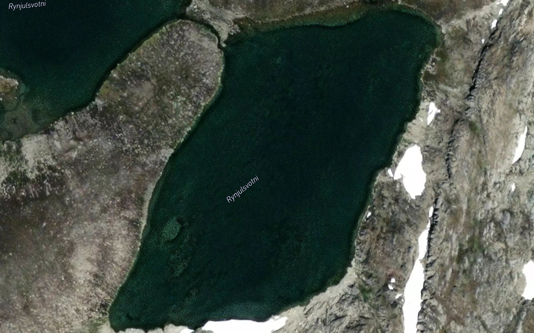 Satellite map of the Rynjulsvotni