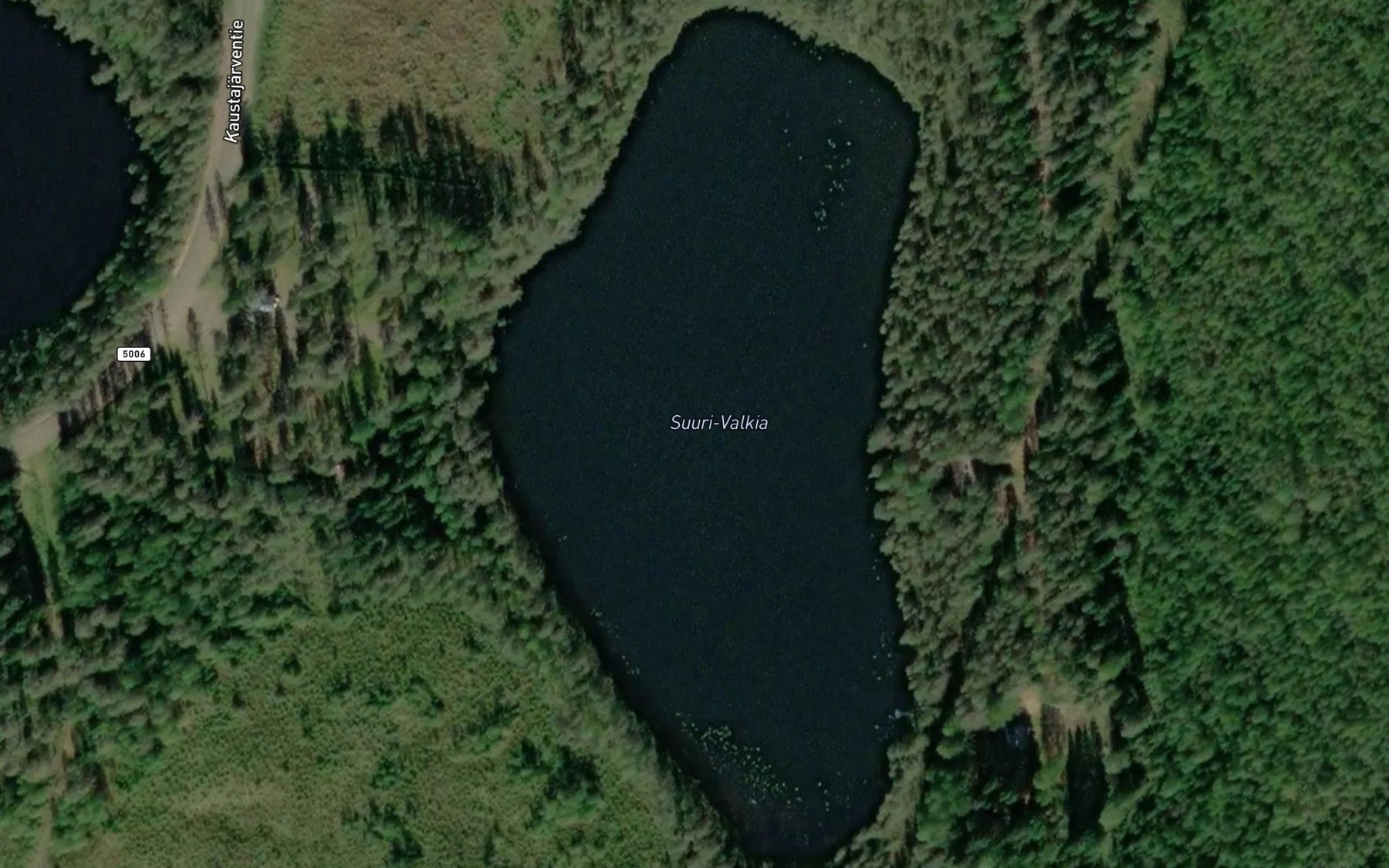 Satellite map of the Suuri-Valkia