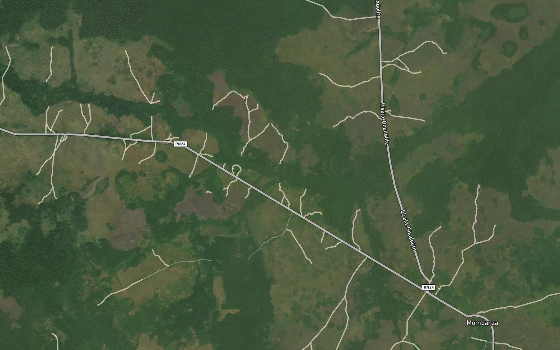 Satellite map of the Masika