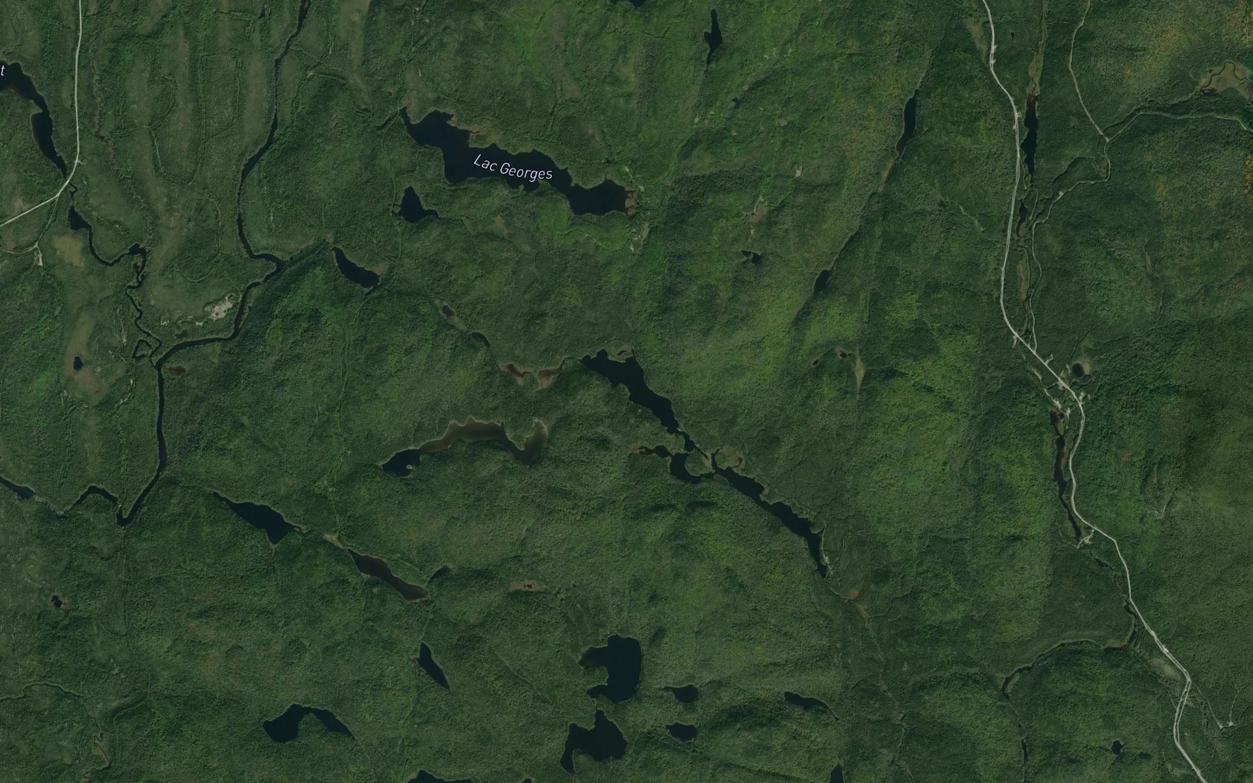 Satellite map of the Lac du Maire
