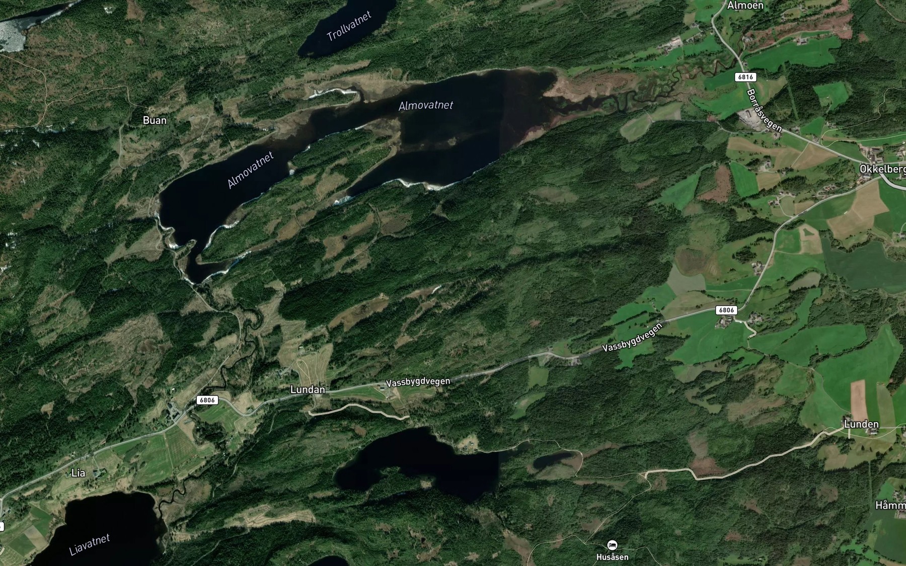 Satellite map of the Staursetbekken