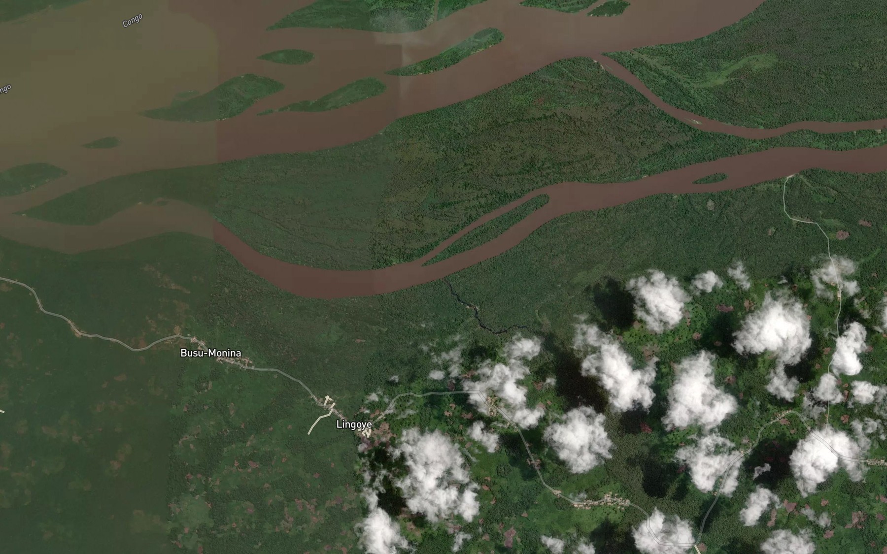 Satellite map of the Bobandji