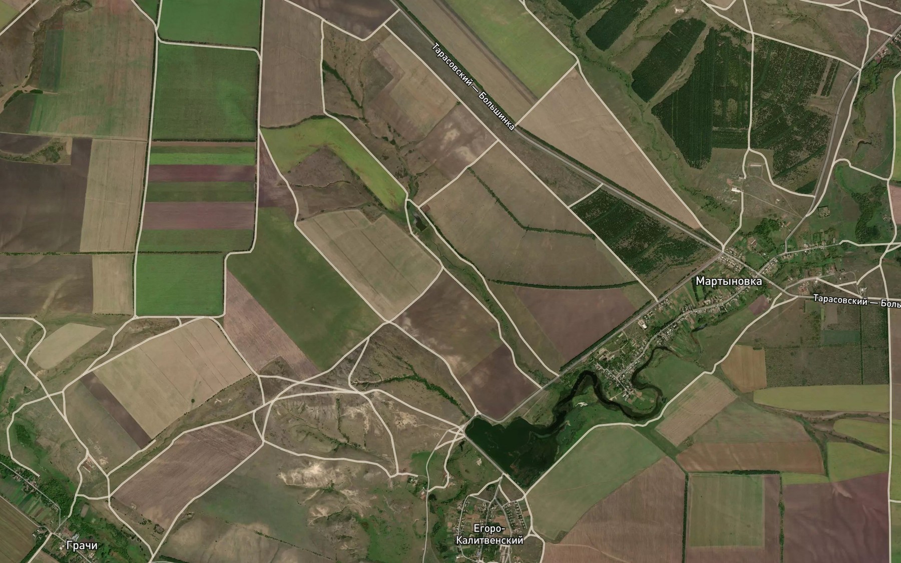 Satellite map of the Balka Klykova