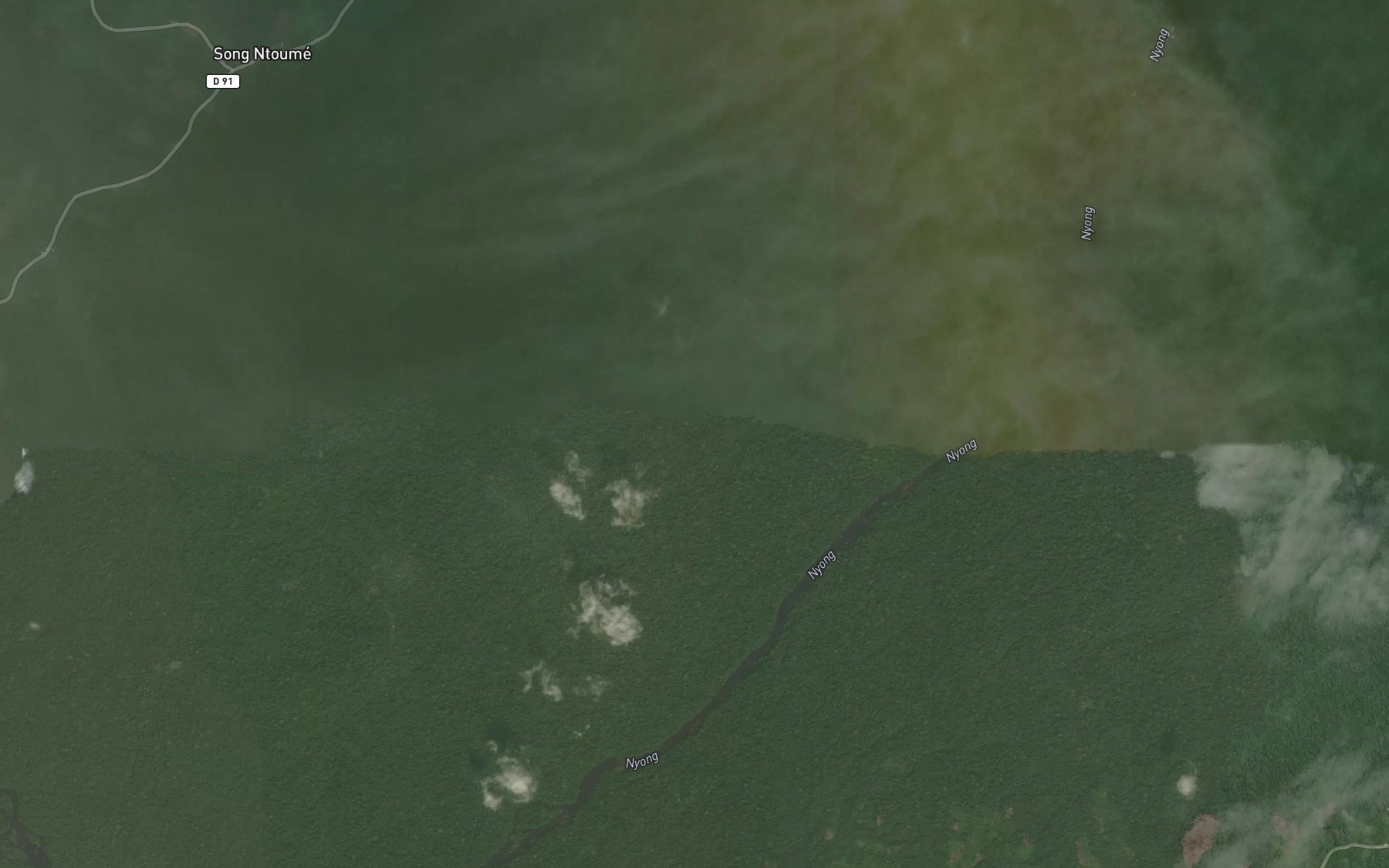 Satellite map of the Lekoumla