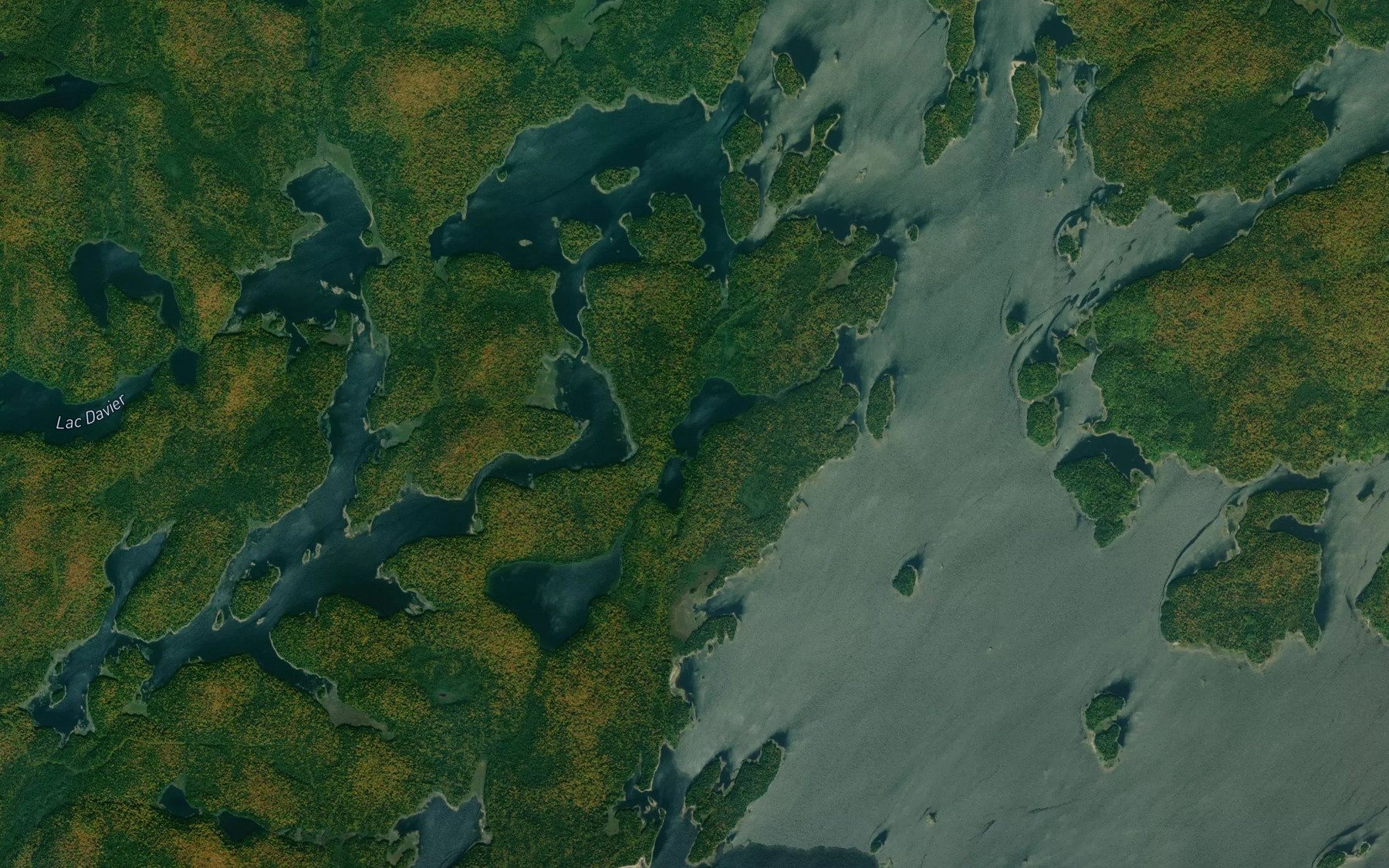 Satellite map of the Lac Otocyon