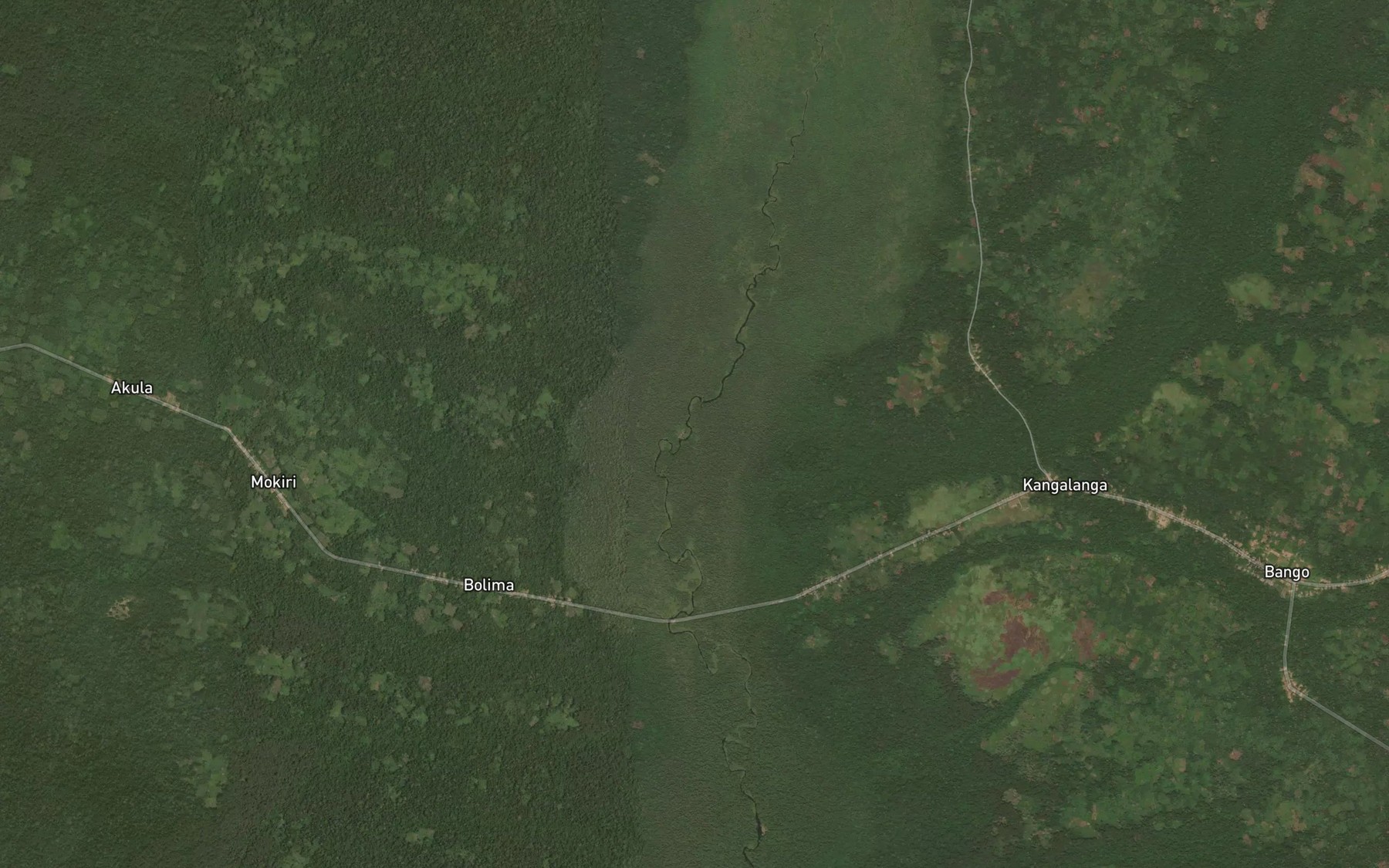 Satellite map of the Mbale