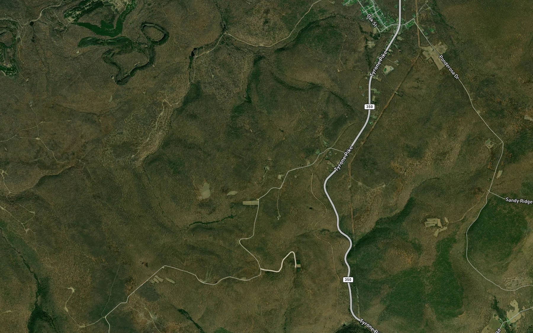 Satellite map of the Herder Spring