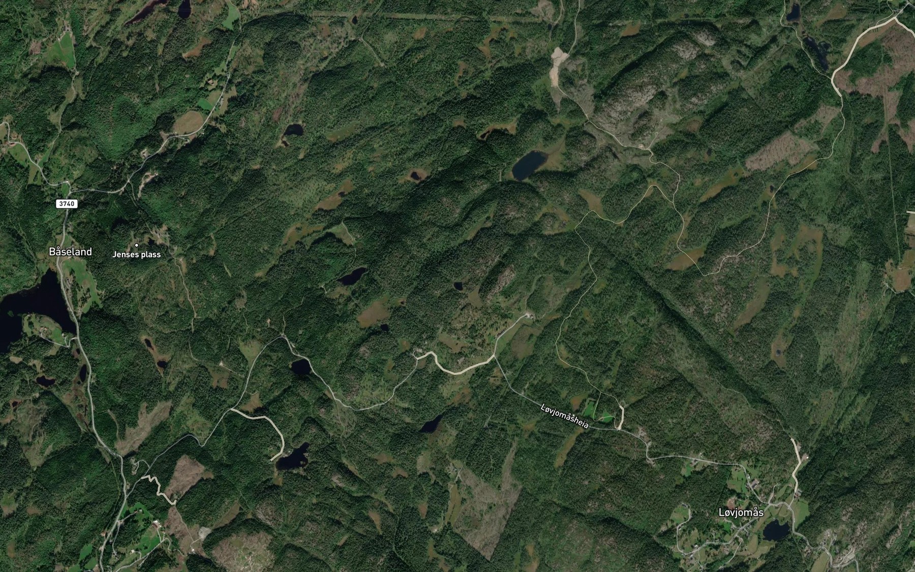 Satellite map of the Kyrtjonn
