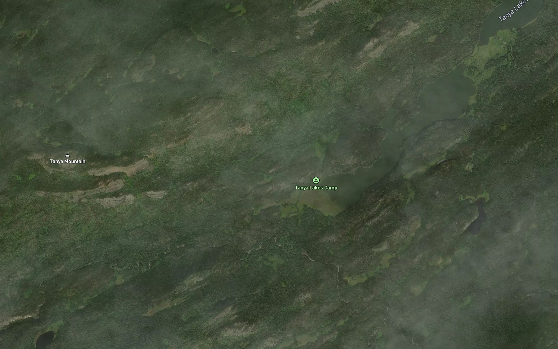 Satellite map of the Taiataeszi Creek
