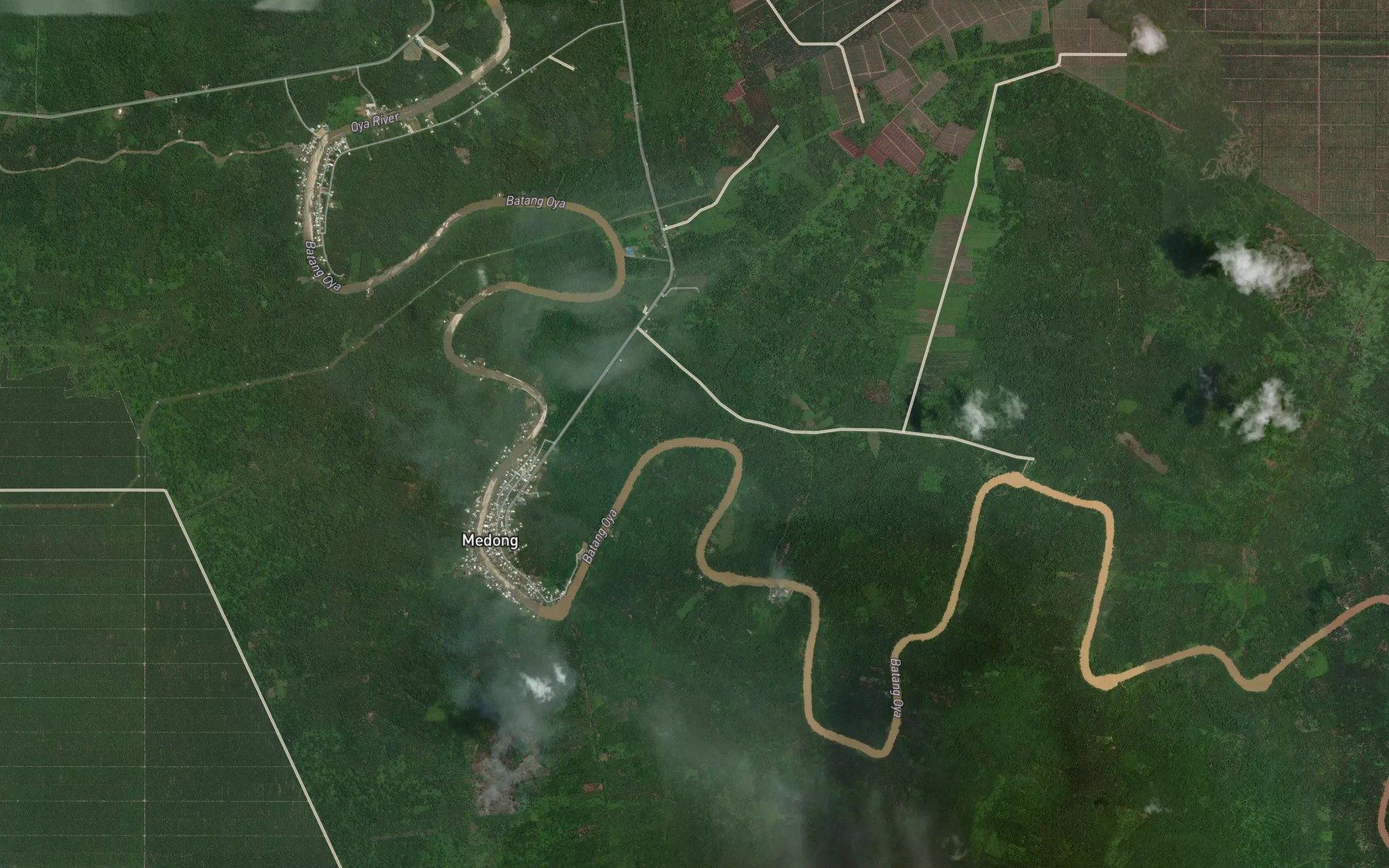 Satellite map of the Sungai Temuloh