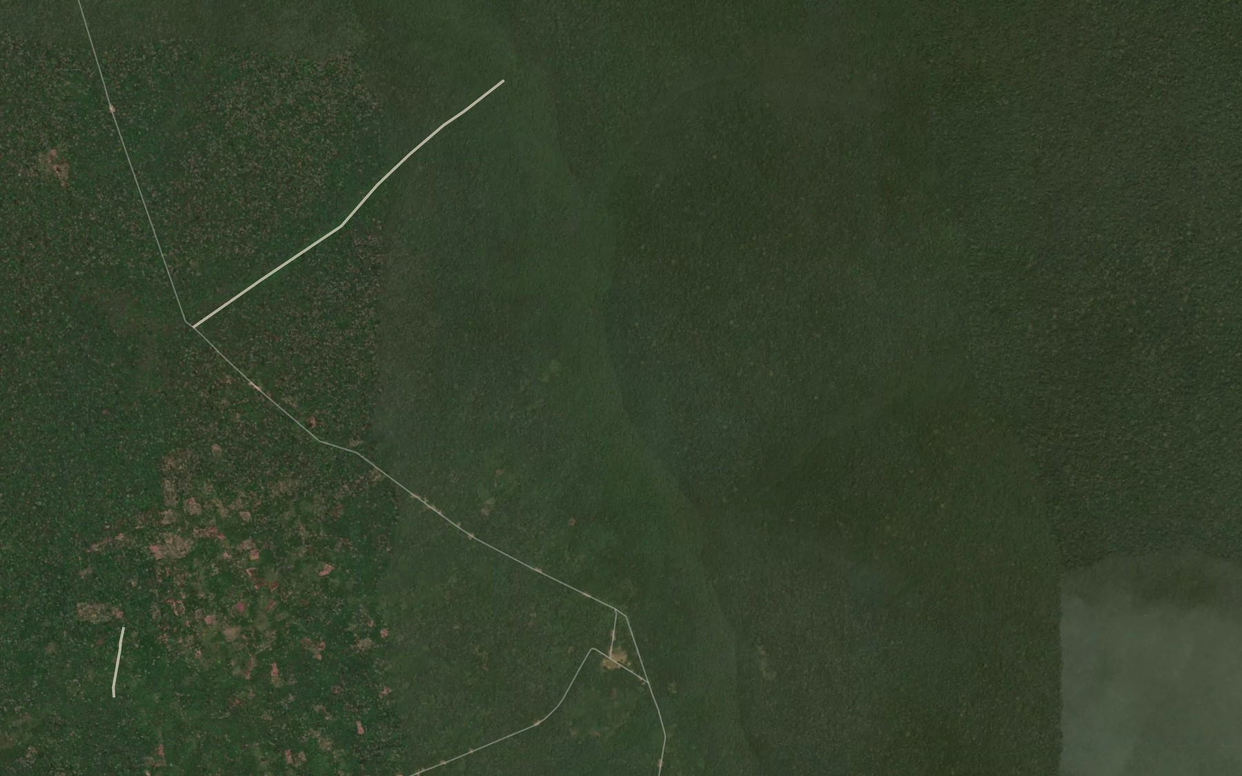 Satellite map of the Aboumite