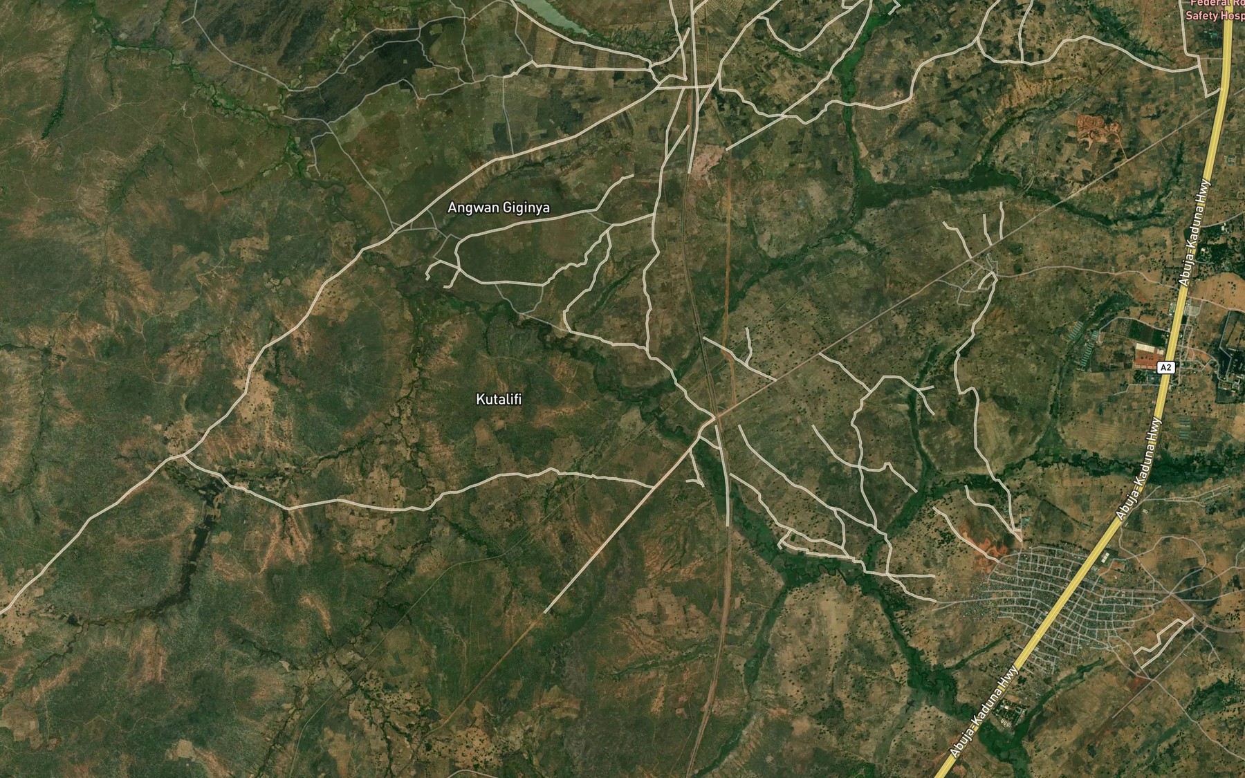 Satellite map of the River Gangauku