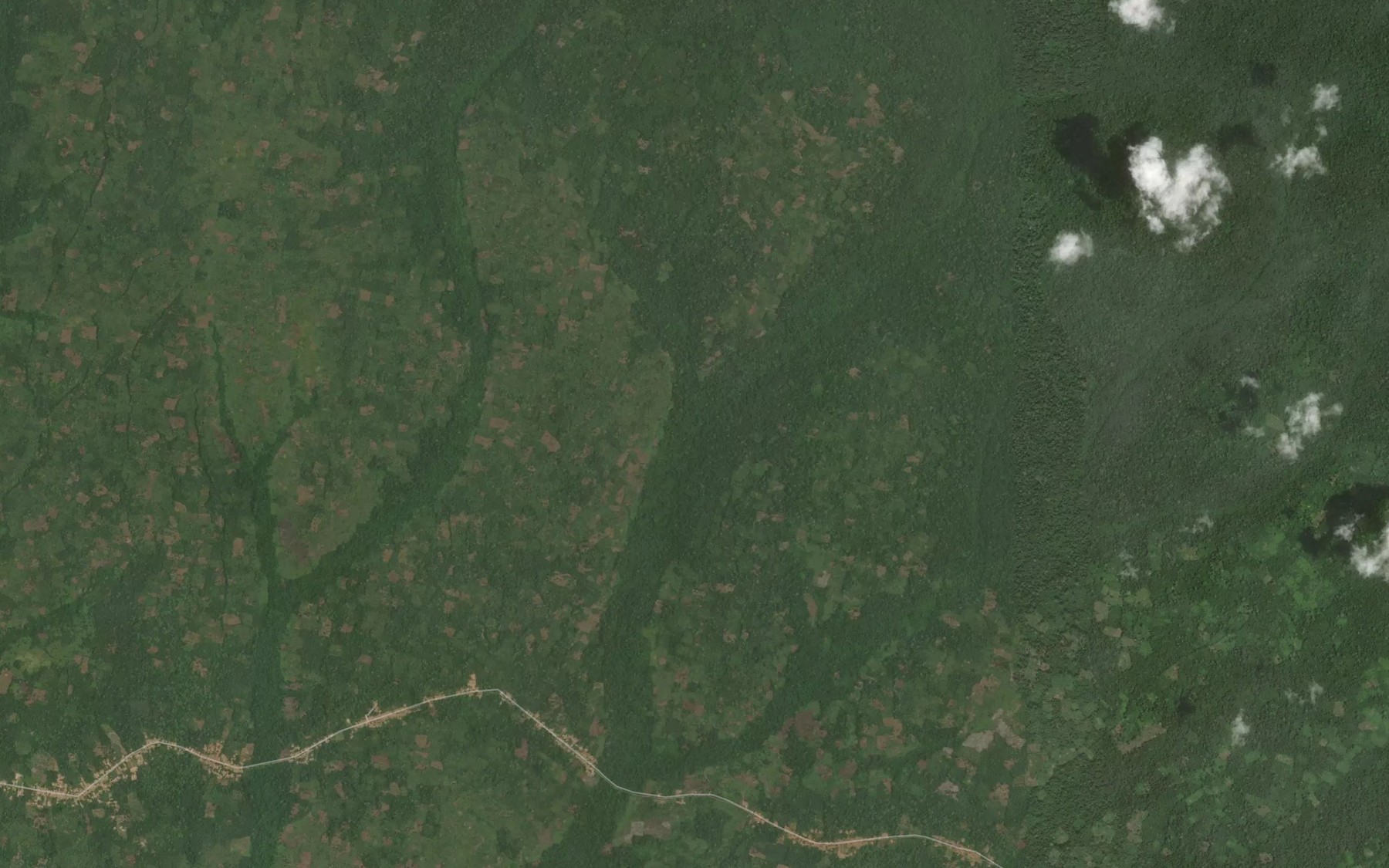 Satellite map of the Masengi